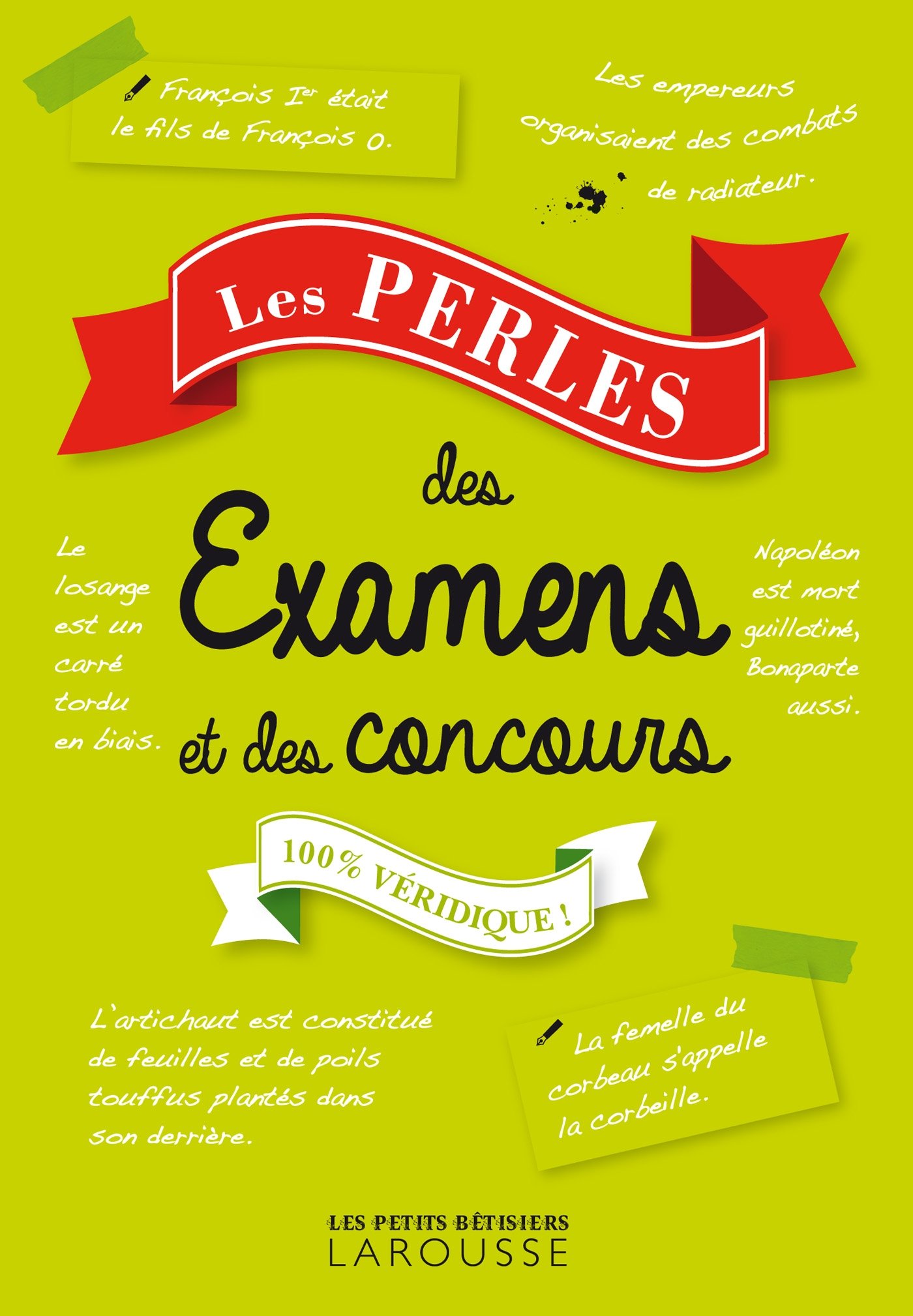 jaquette album Les Perles des examens et des concours