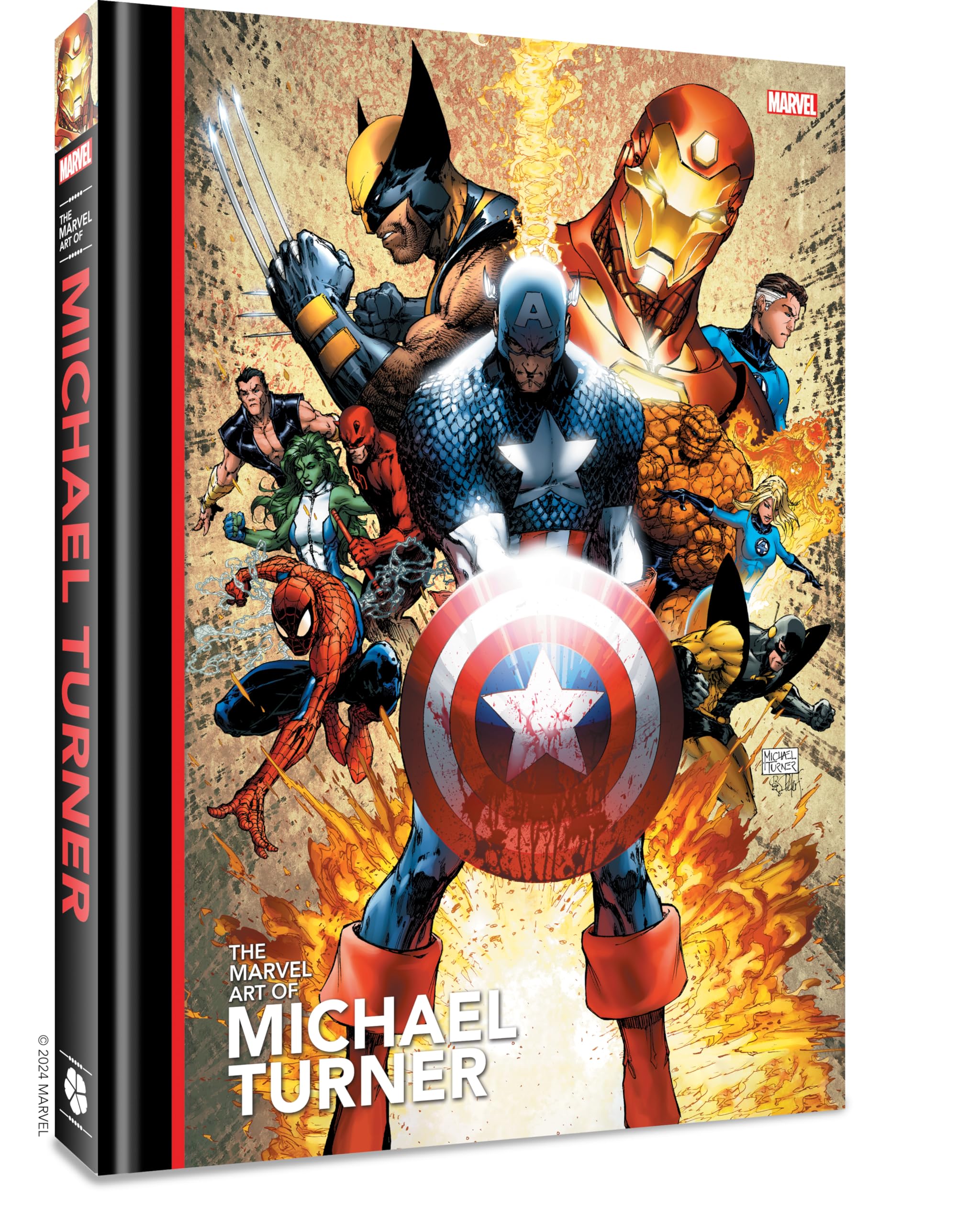 jaquette album The Marvel Art of Michael Turner
