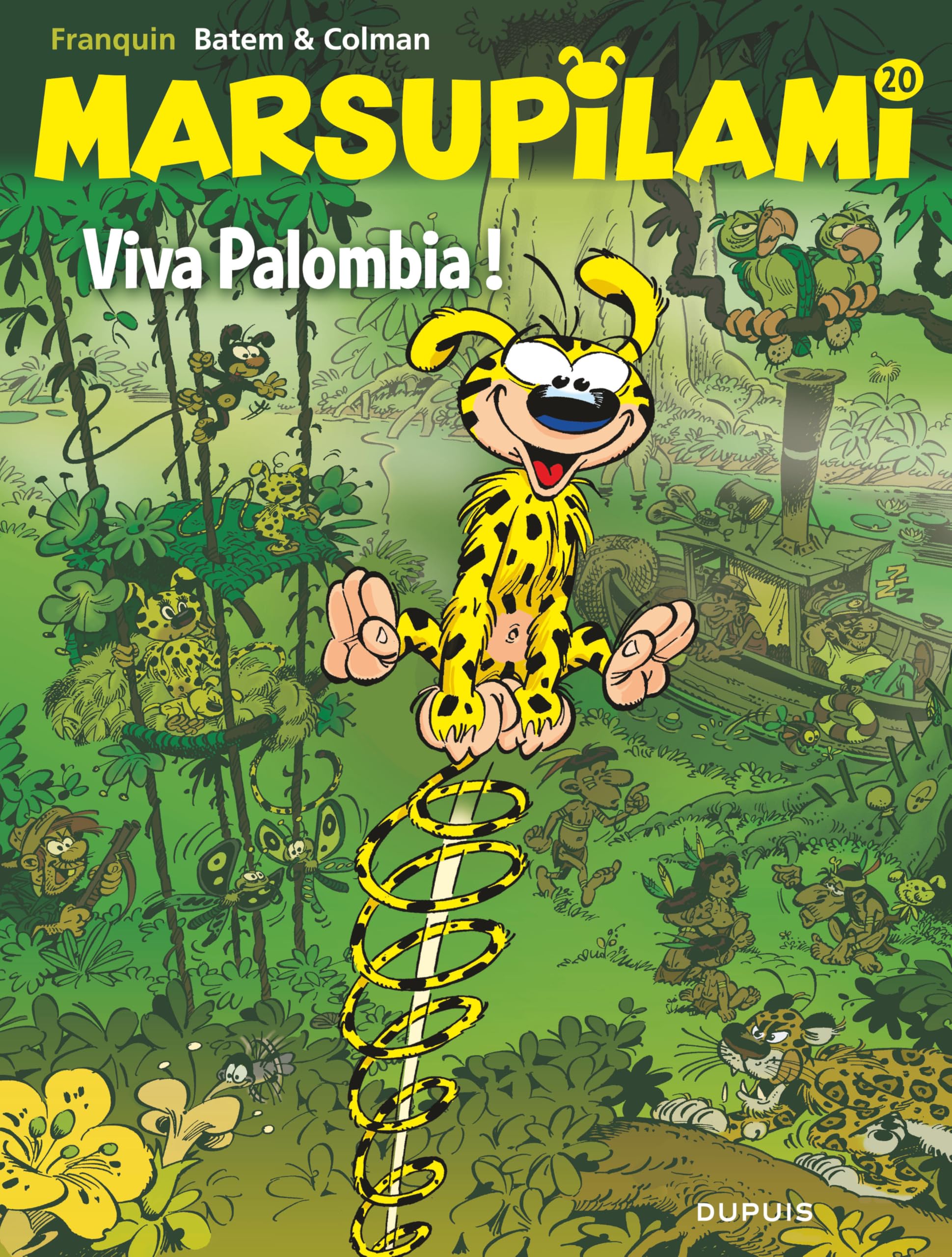 jaquette album Marsupilami - Tome 20 - Viva Palombia !