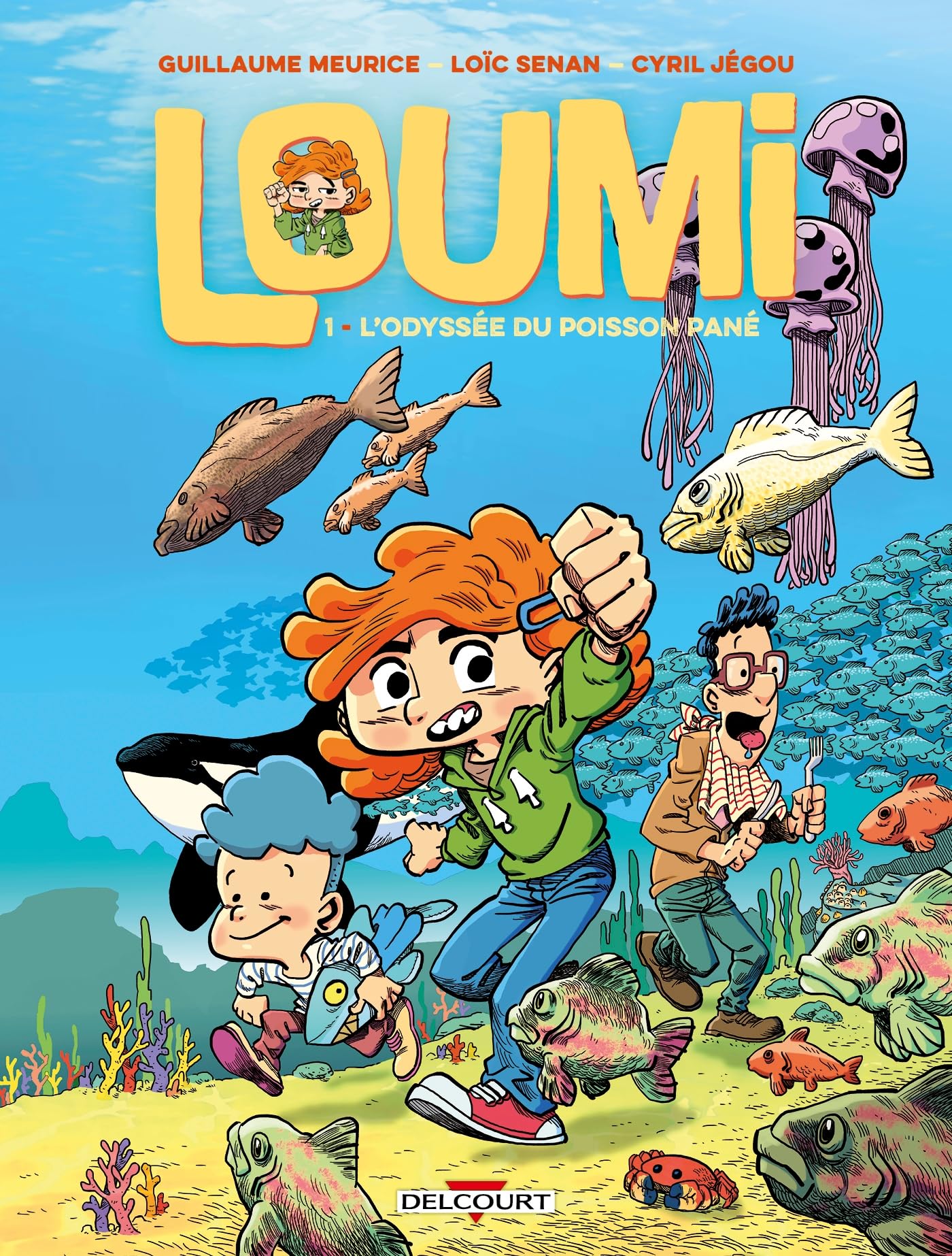 jaquette album Loumi T01: L'Odyssée du poisson pané
