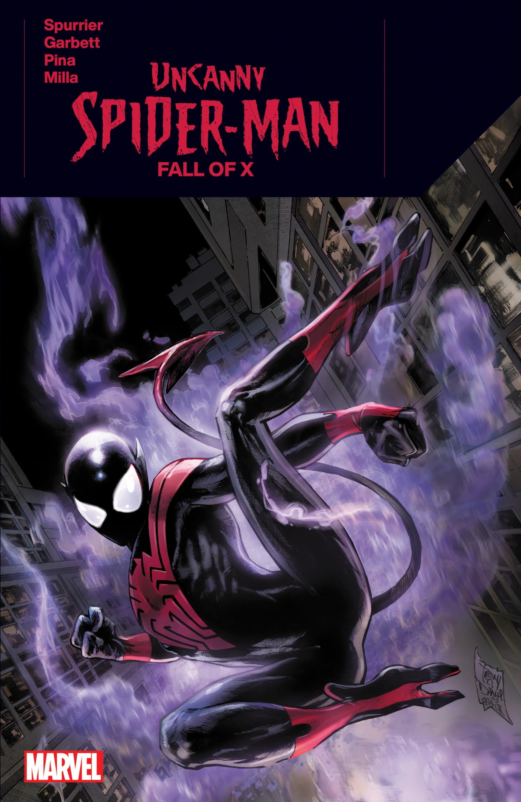 jaquette album UNCANNY SPIDER-MAN: FALL OF X