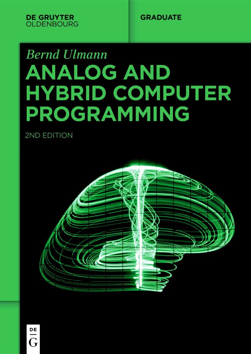 jaquette livre Analog and Hybrid Computer Programming