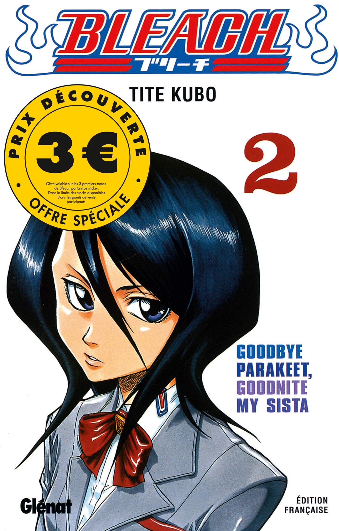 jaquette album Bleach - Tome 02 - 3 euros