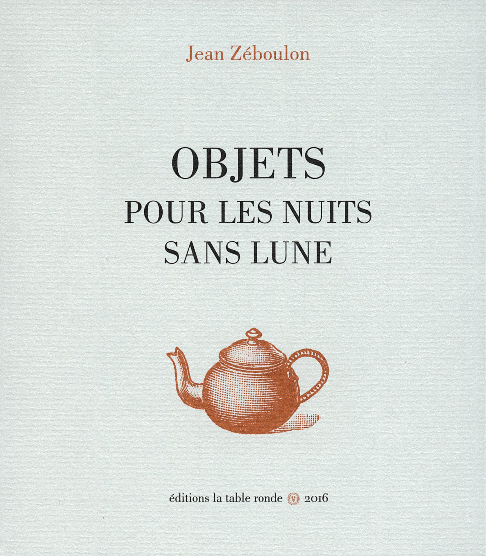 jaquette album Objets pour les nuits sans lune