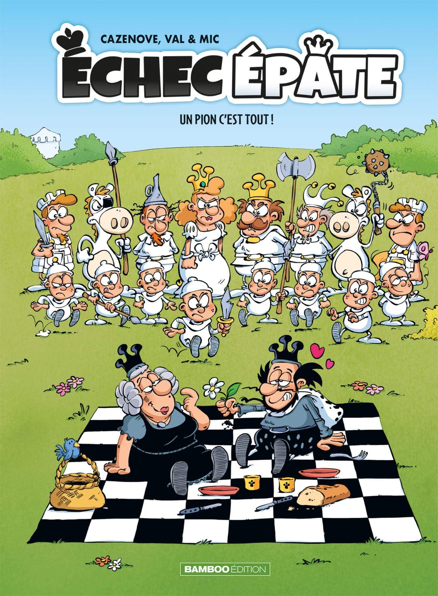 jaquette album Échec Épate - tome 01 - top humour: Un pion c'est tout !