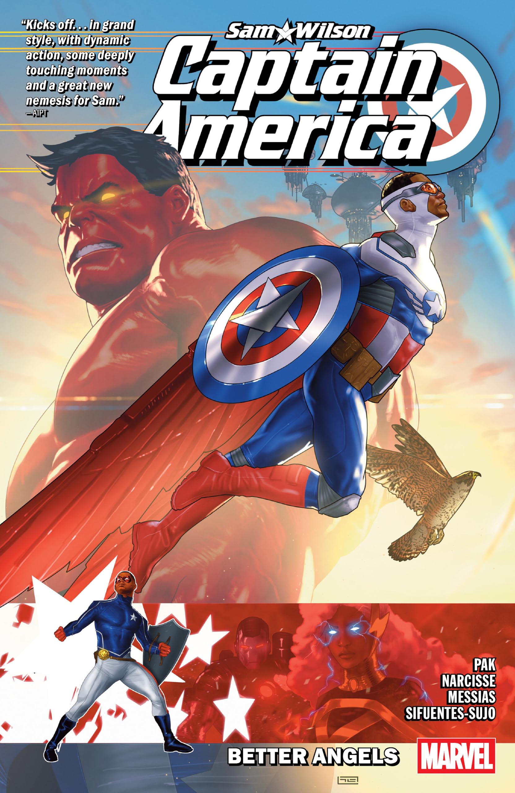 jaquette album Sam Wilson, Captain America: Better Angels