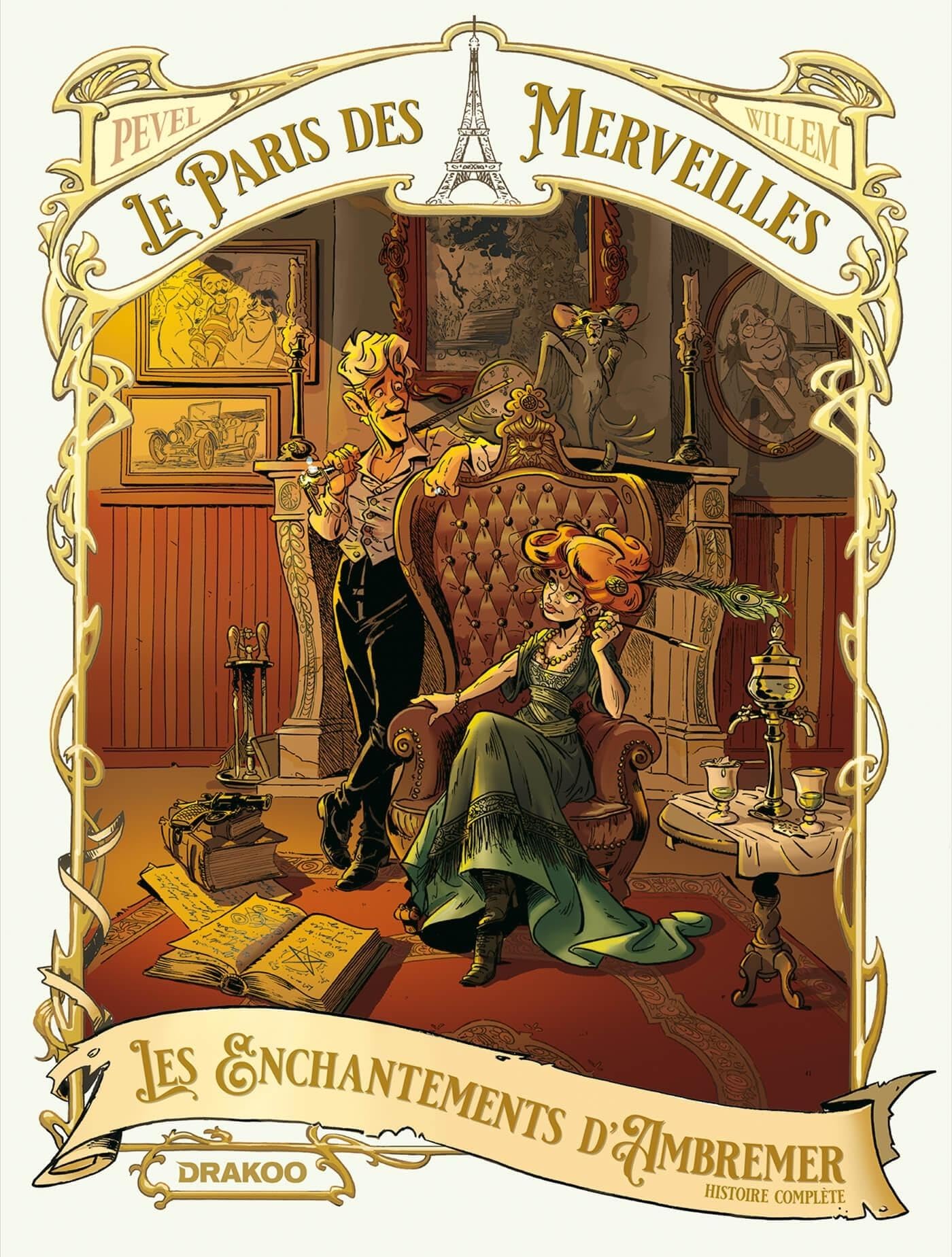 jaquette album Le Paris des Merveilles - Les enchantements d'Ambremer - Ecrin histoire complète: Les enchantements d'Ambremer