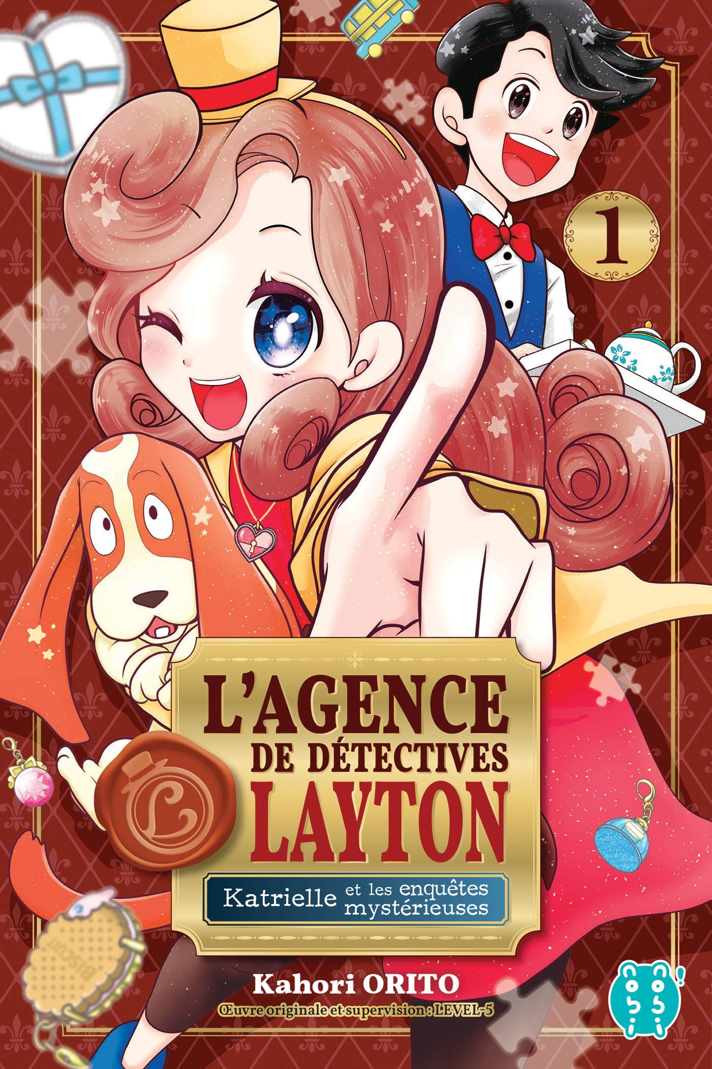 jaquette album L'agence de détectives Layton T01: Katrielle et les enquêtes mystérieuses