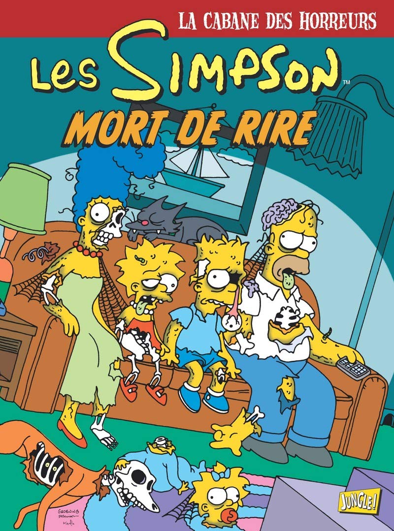jaquette album Les Simpson - La cabane des horreurs T6