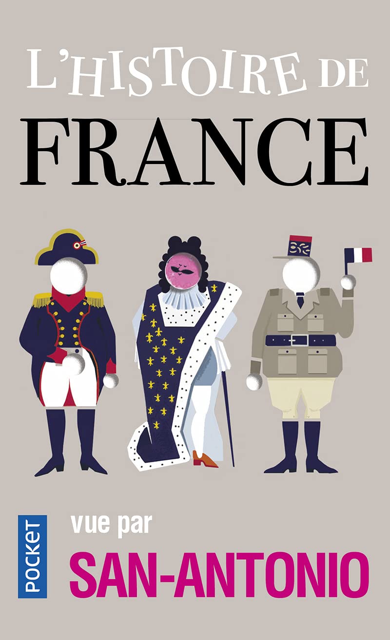 jaquette album L'Histoire de France vue par San Antonio