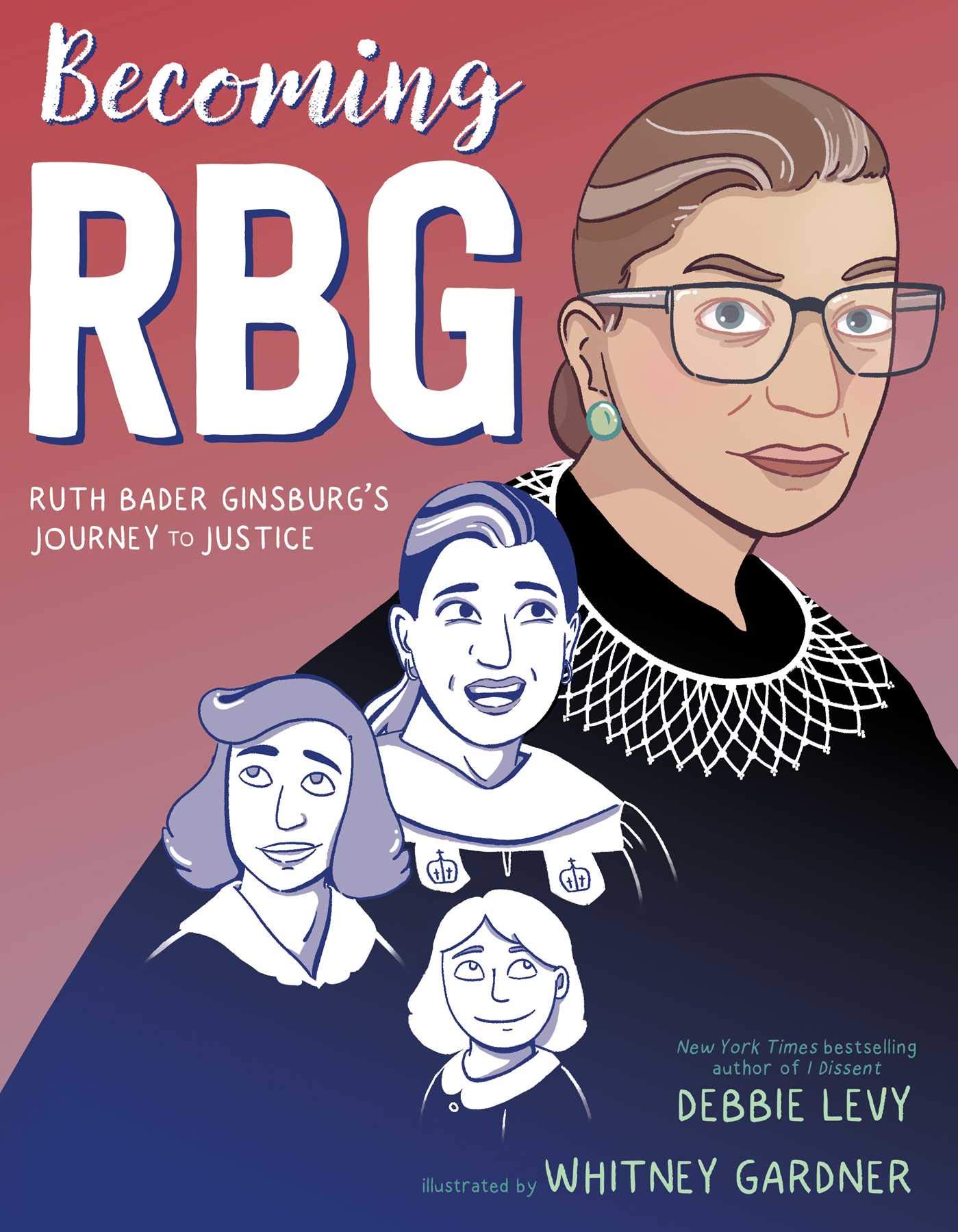 jaquette album Becoming RBG: Ruth Bader Ginsburg's Journey to Justice