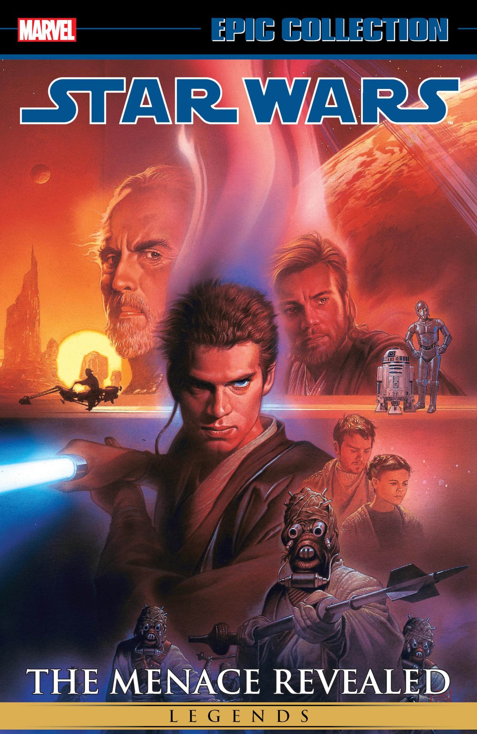 jaquette album STAR WARS LEGENDS EPIC COLLECTION: THE MENACE REVEALED VOL. 4