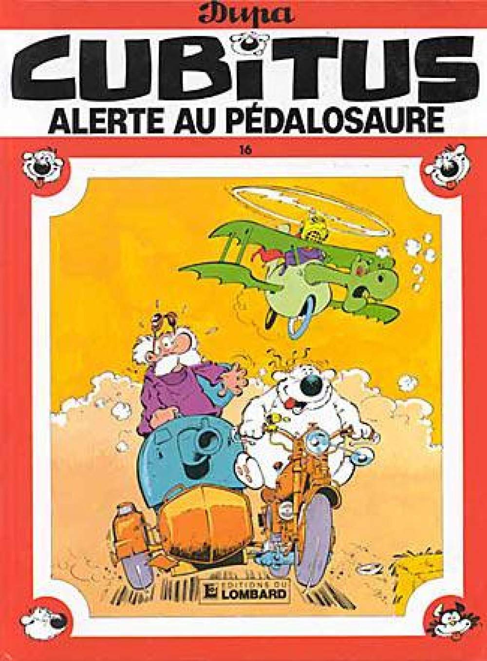 jaquette album Cubitus, tome 16 : Alerte au pédalosaure