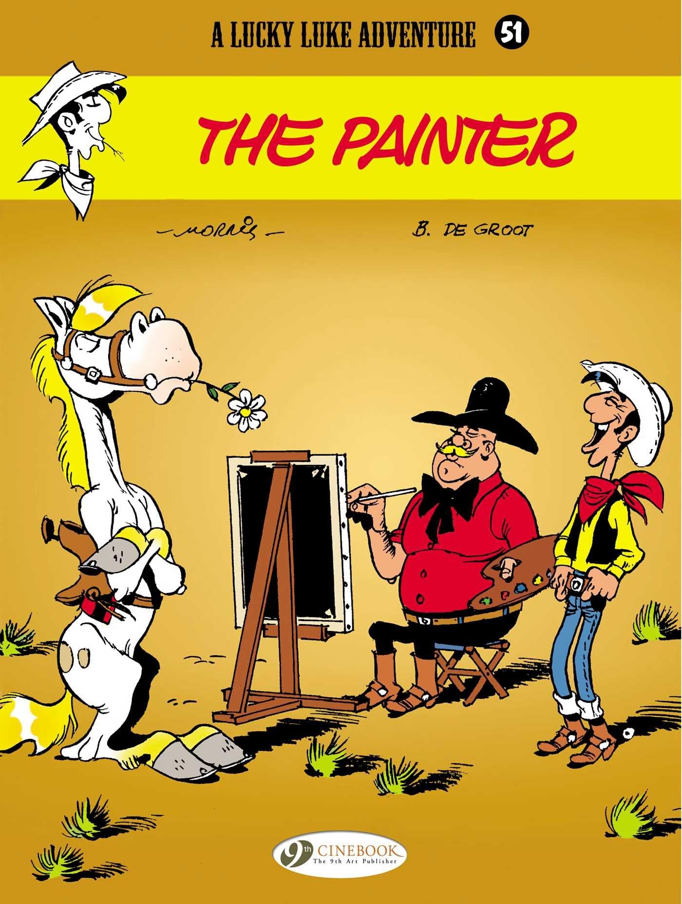 jaquette album Lucky Luke - tome 51 The Painter (51)