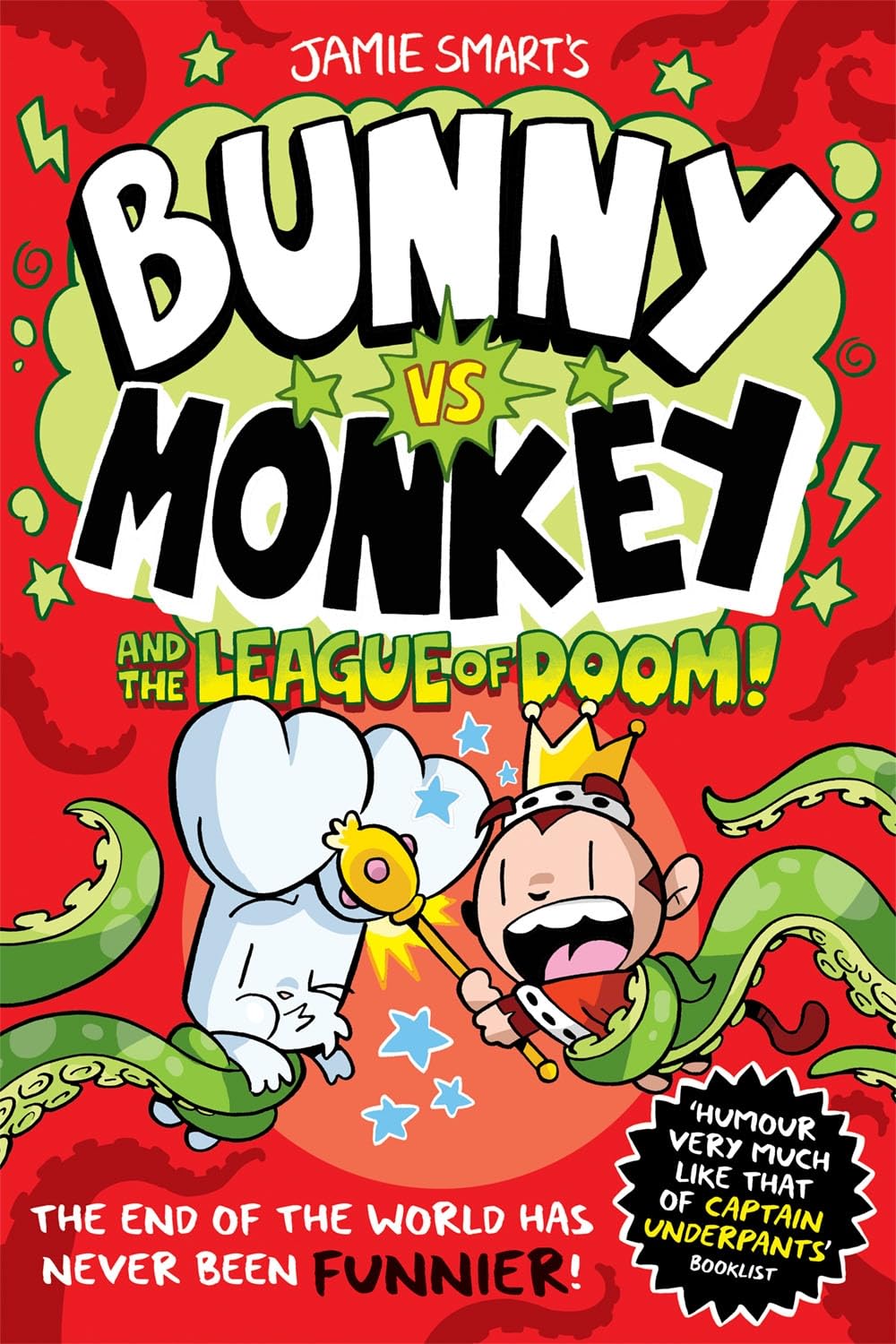 jaquette album Bunny vs Monkey and the League of Doom (a Phoenix Comic Book, from the multi-million-selling creative genius Jamie Smart)