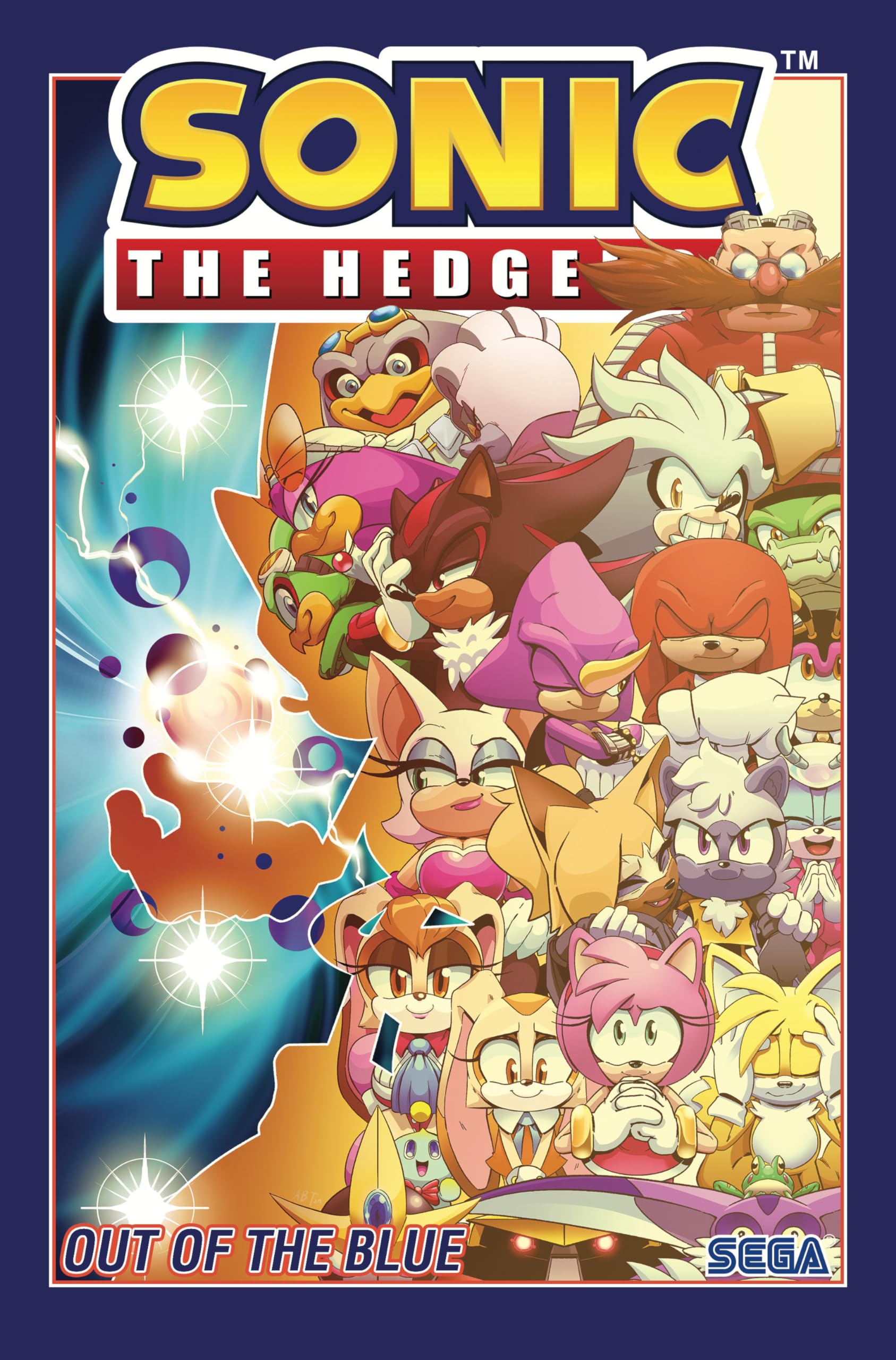 jaquette album Sonic the Hedgehog, Vol. 8: Out of the Blue