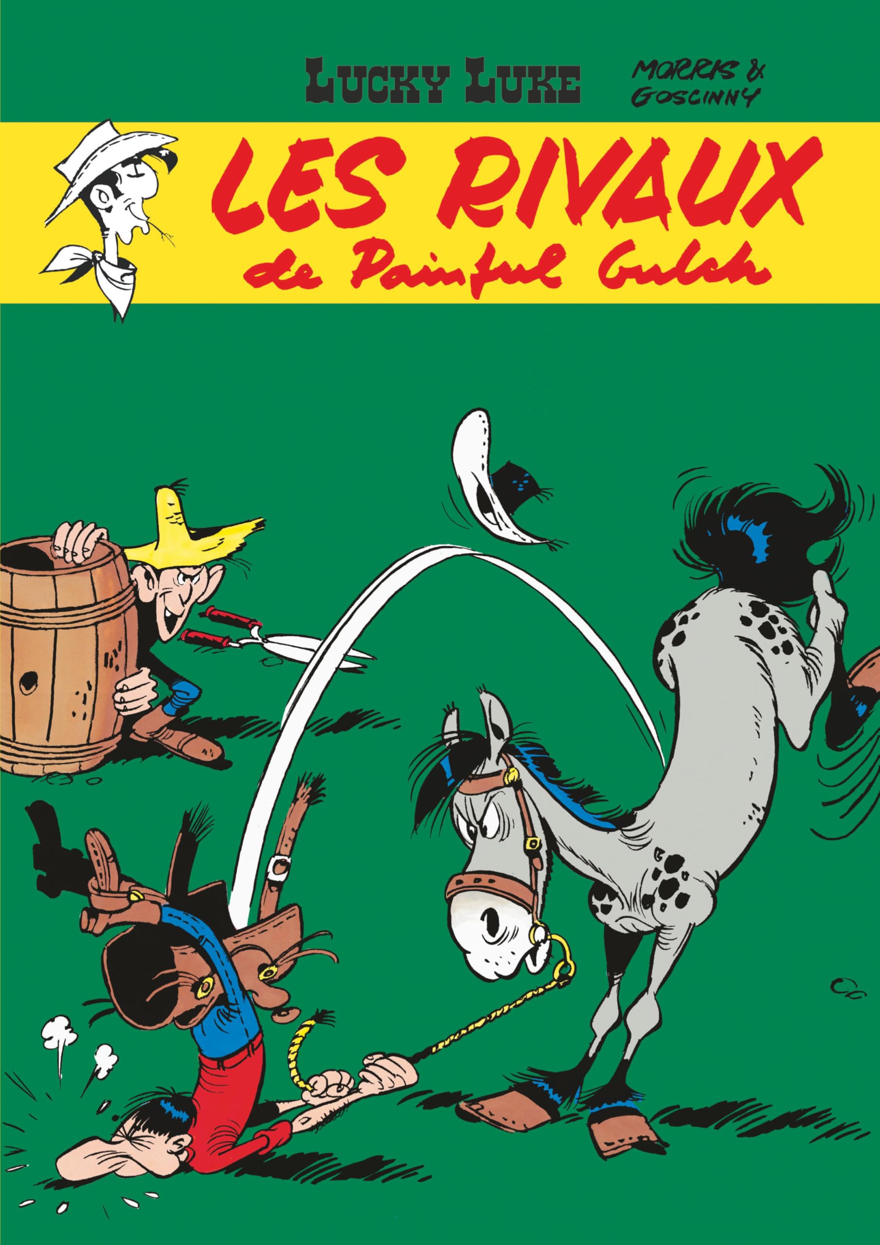 jaquette album Lucky Luke - Tome 19 - Les Rivaux de Painful Gulch