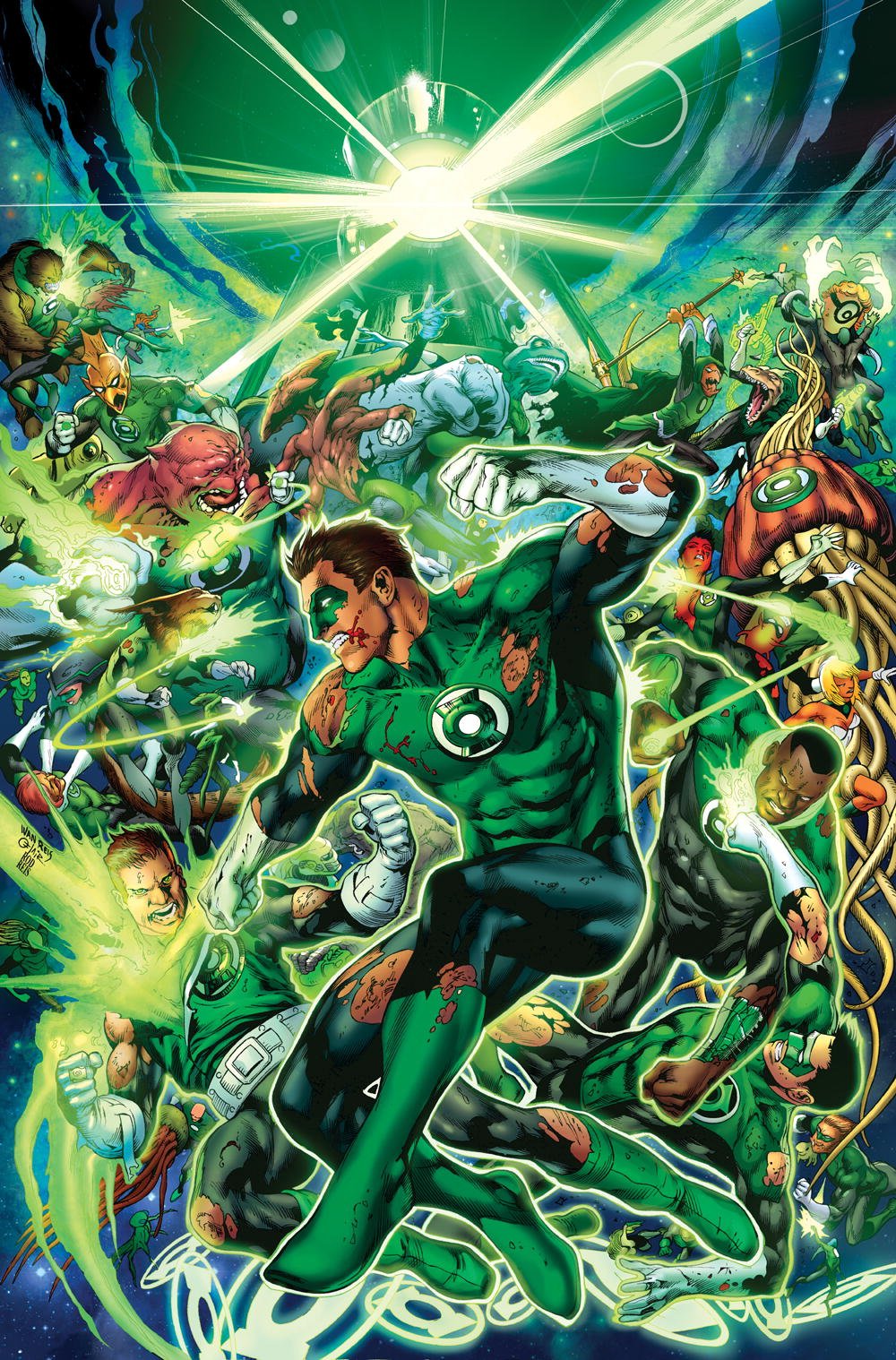 jaquette album Green Lantern: War of the Green Lanterns