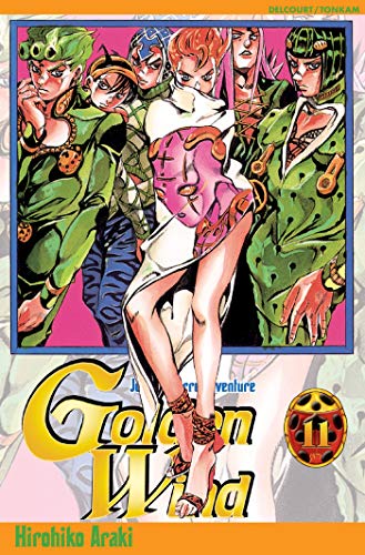 jaquette album Jojo's bizarre adventure - Golden Wind - Tome 11 : Sans code aérien ! Dévoile le passé du boss