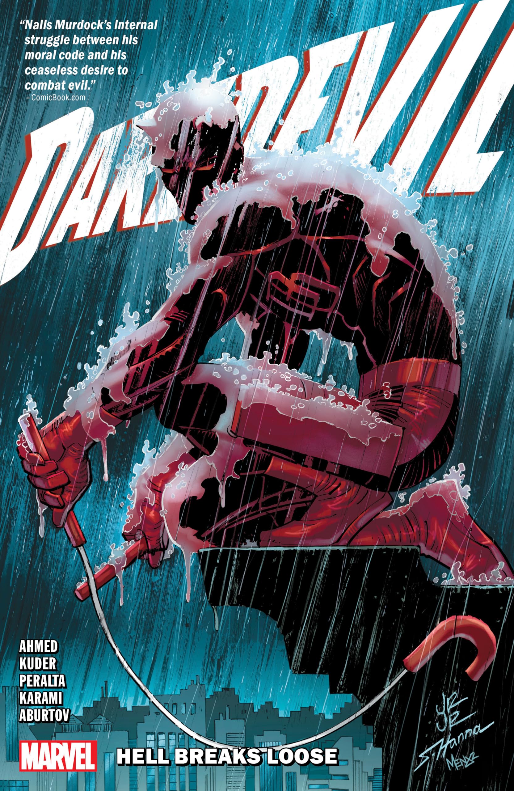jaquette album DAREDEVIL BY SALADIN AHMED VOL. 1: HELL BREAKS LOOSE
