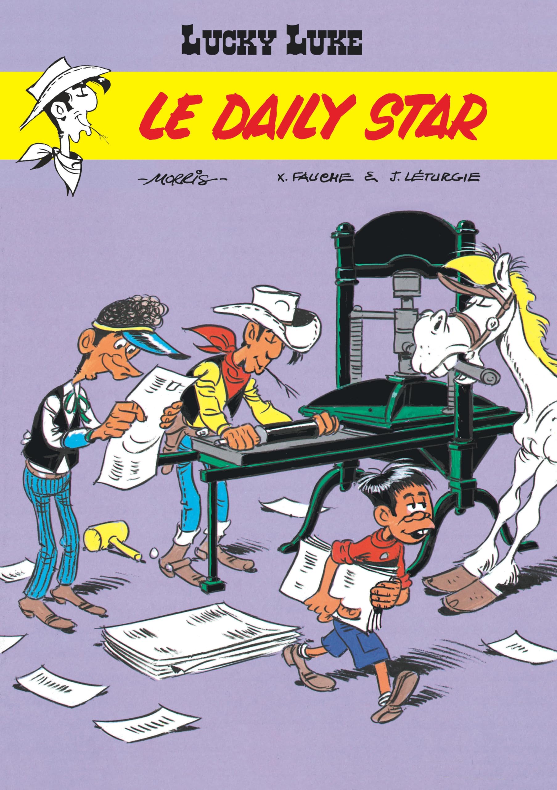 jaquette album Lucky Luke - Tome 23 - Le Daily Star