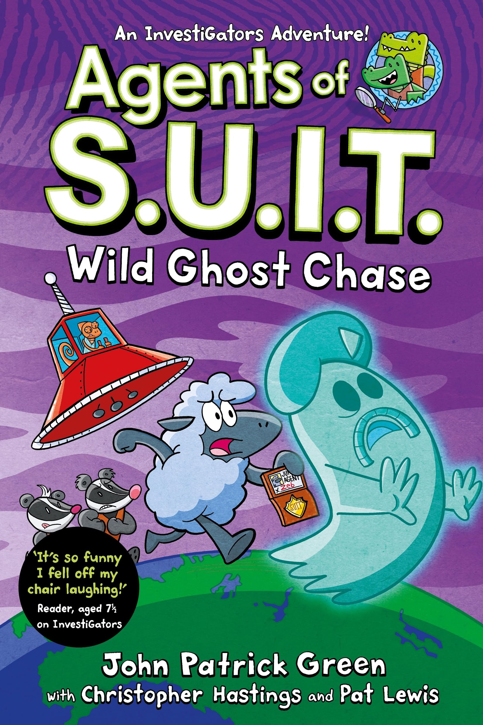 jaquette album Agents of S.U.I.T.: Wild Ghost Chase: A Laugh-Out-Loud InvestiGators Comic Book Adventure!
