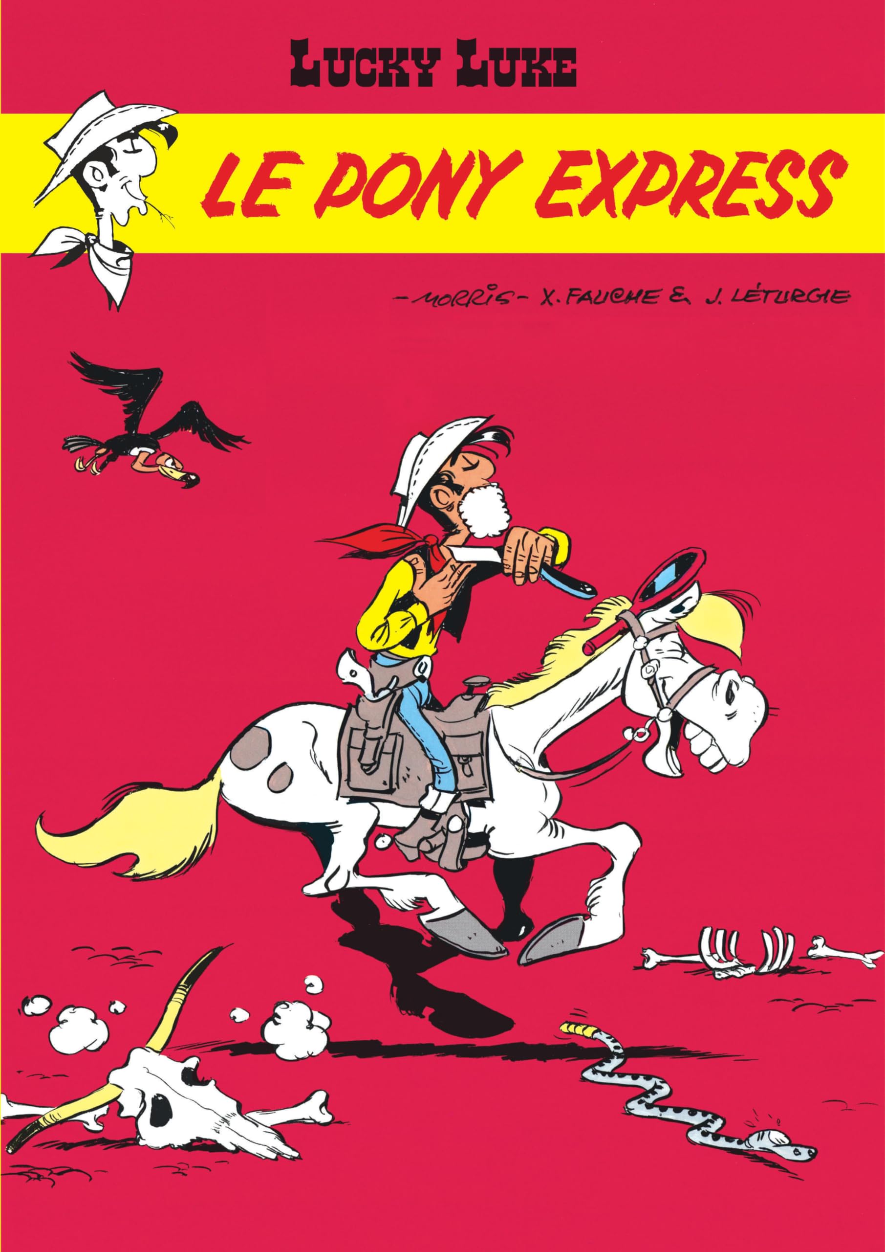 jaquette album Lucky Luke - Tome 28 - Le Pony Express