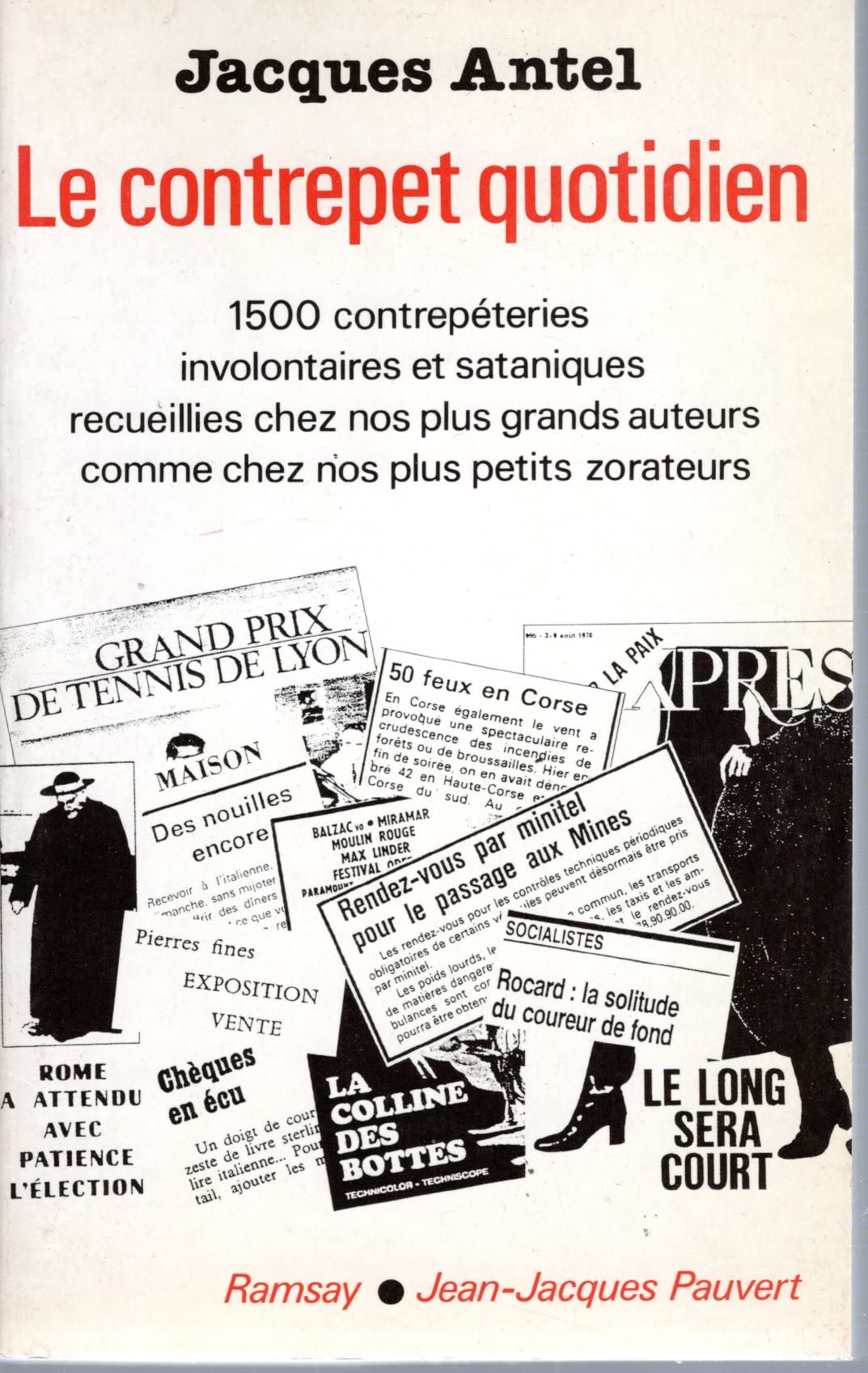 jaquette album Le Contrepet quotidien