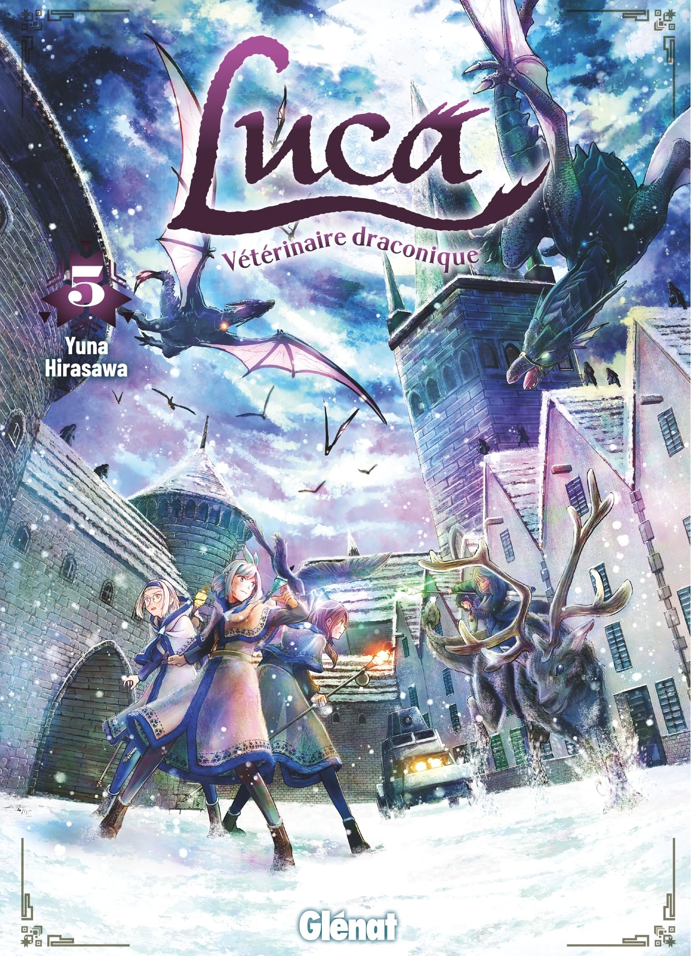 jaquette livre Luca, vétérinaire draconique - Tome 05