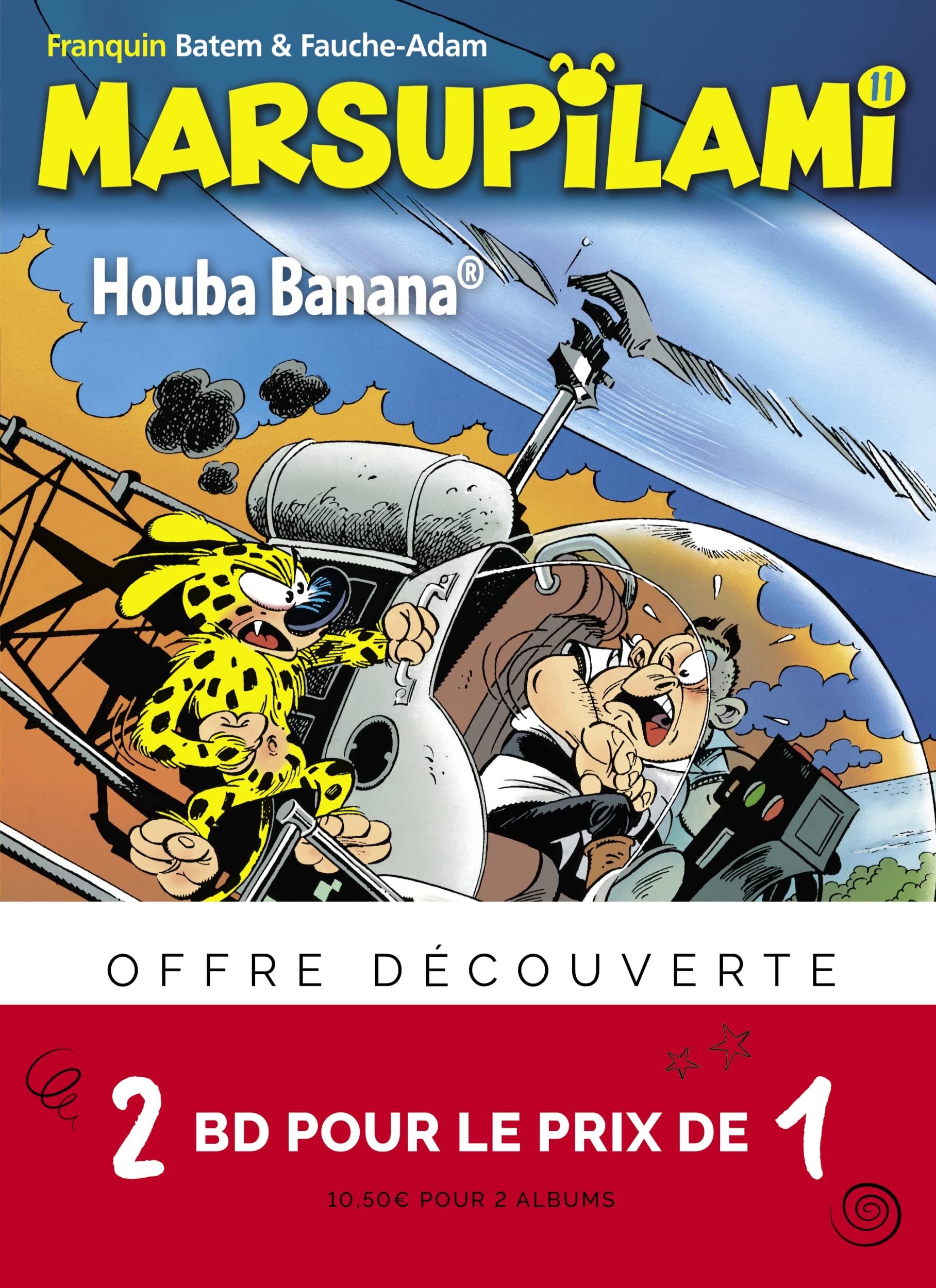 jaquette album Bi-pack T20 + T11 (offert) Marsupilami / Edition spéciale