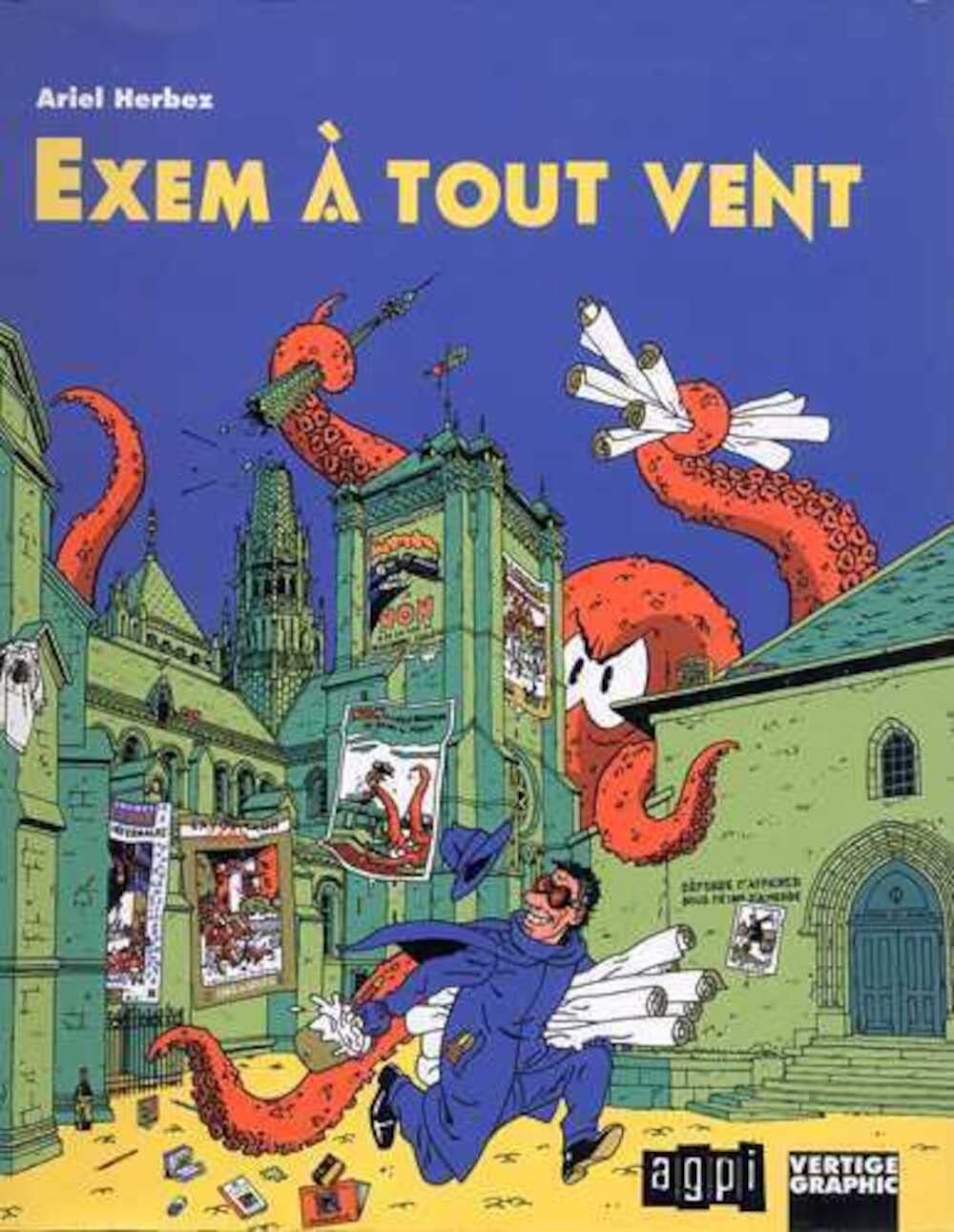 jaquette livre Exem à tout vent