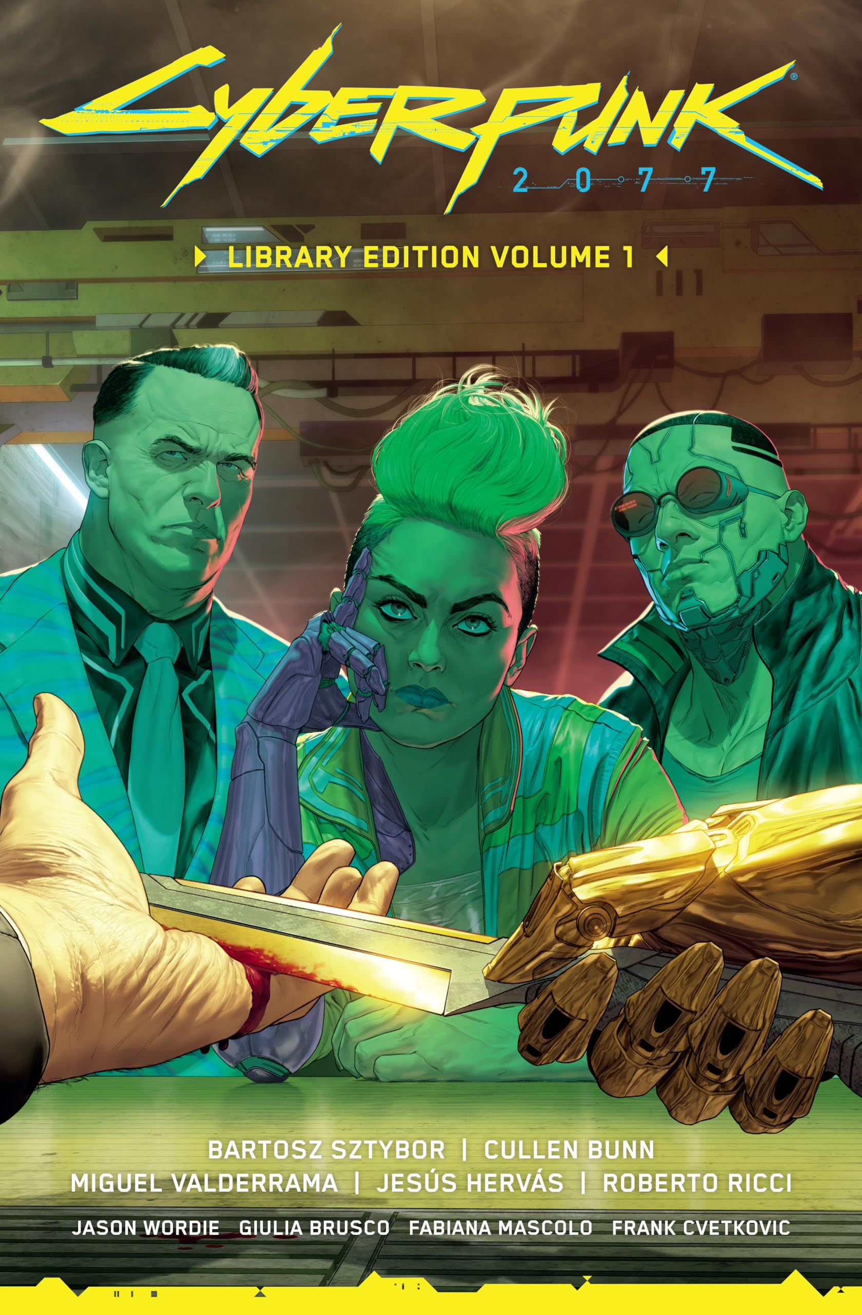 jaquette album Cyberpunk 2077 Library Edition Volume 1