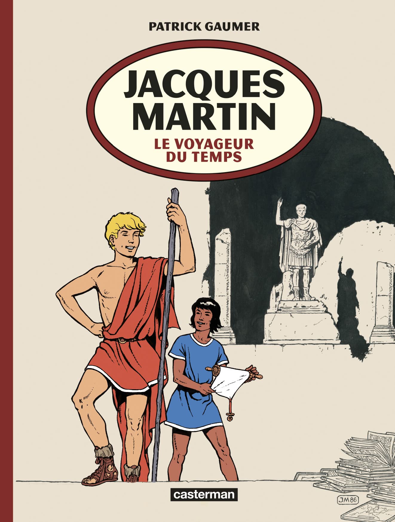 jaquette album Jacques Martin, le voyageur du temps