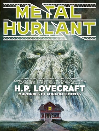 jaquette album Métal Hurlant N°12 - H.P. Lovecraft, Murmure Et Chuchotement