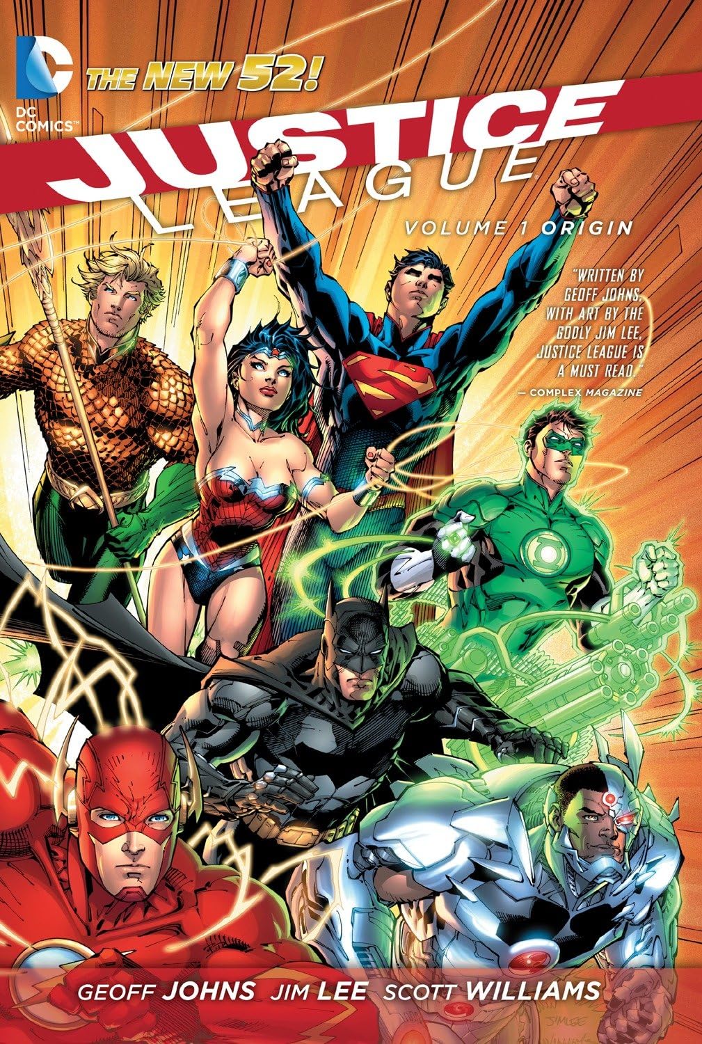 jaquette album Justice League Vol. 1: Origin (The New 52)