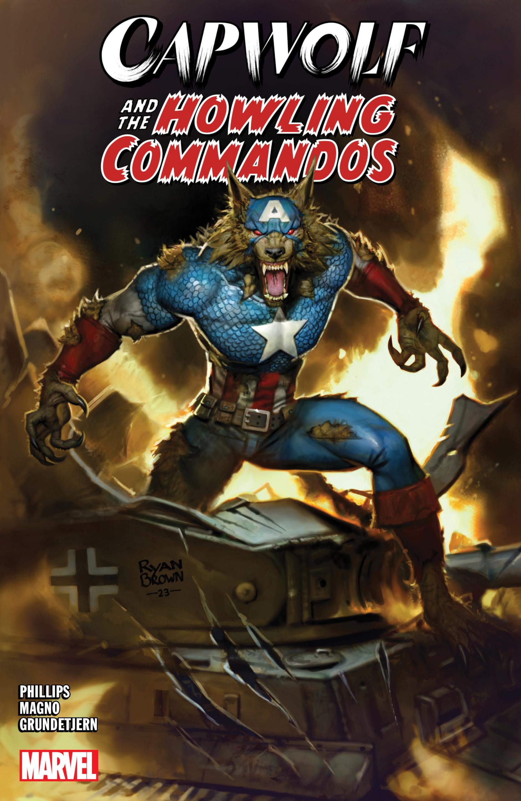 jaquette album CAPWOLF & THE HOWLING COMMANDOS