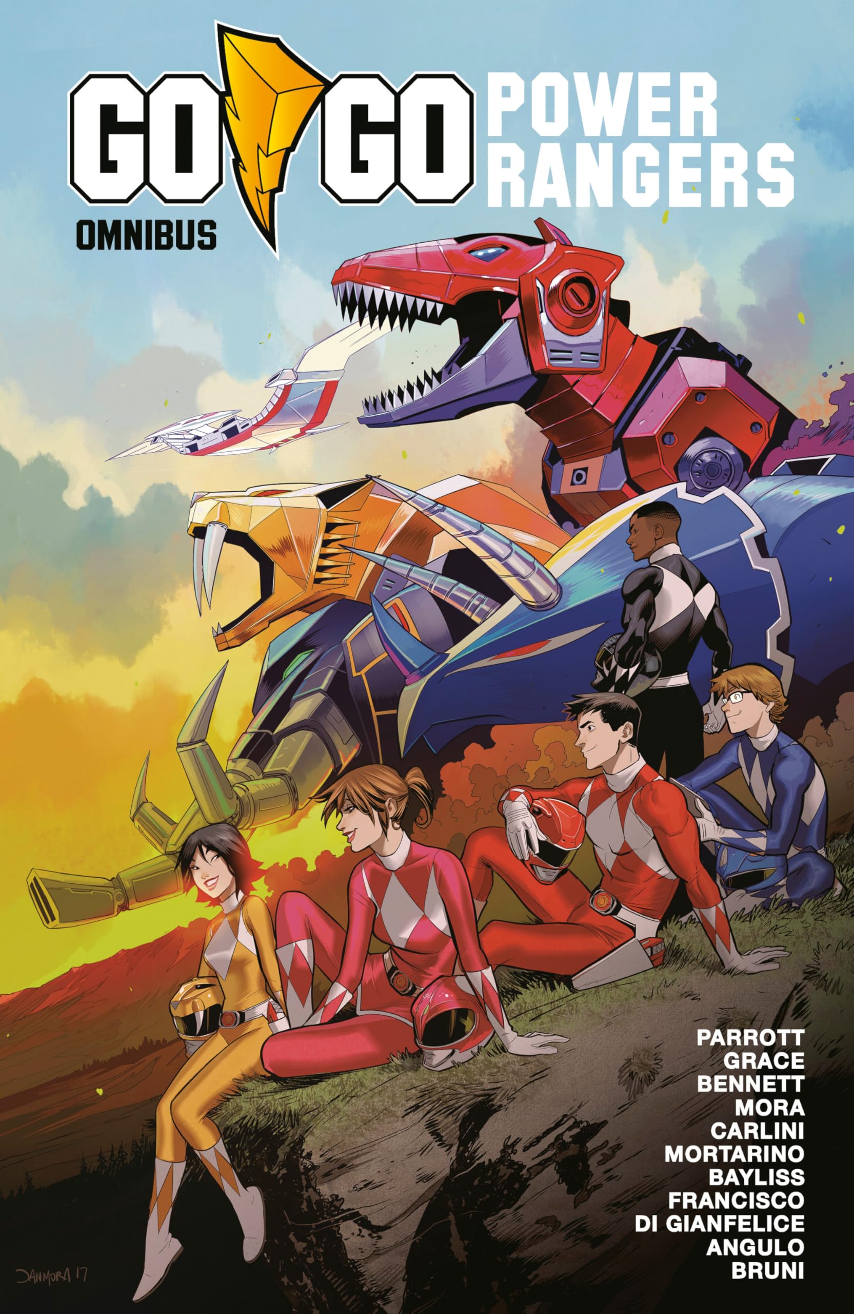 jaquette album Go Go Power Rangers Omnibus