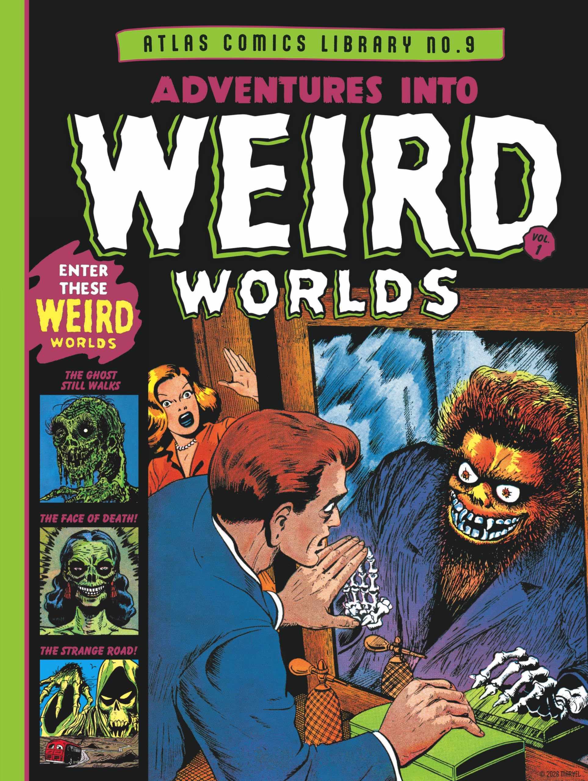 jaquette album The Atlas Comics Library 9: Adventures into Weird Worlds (1)