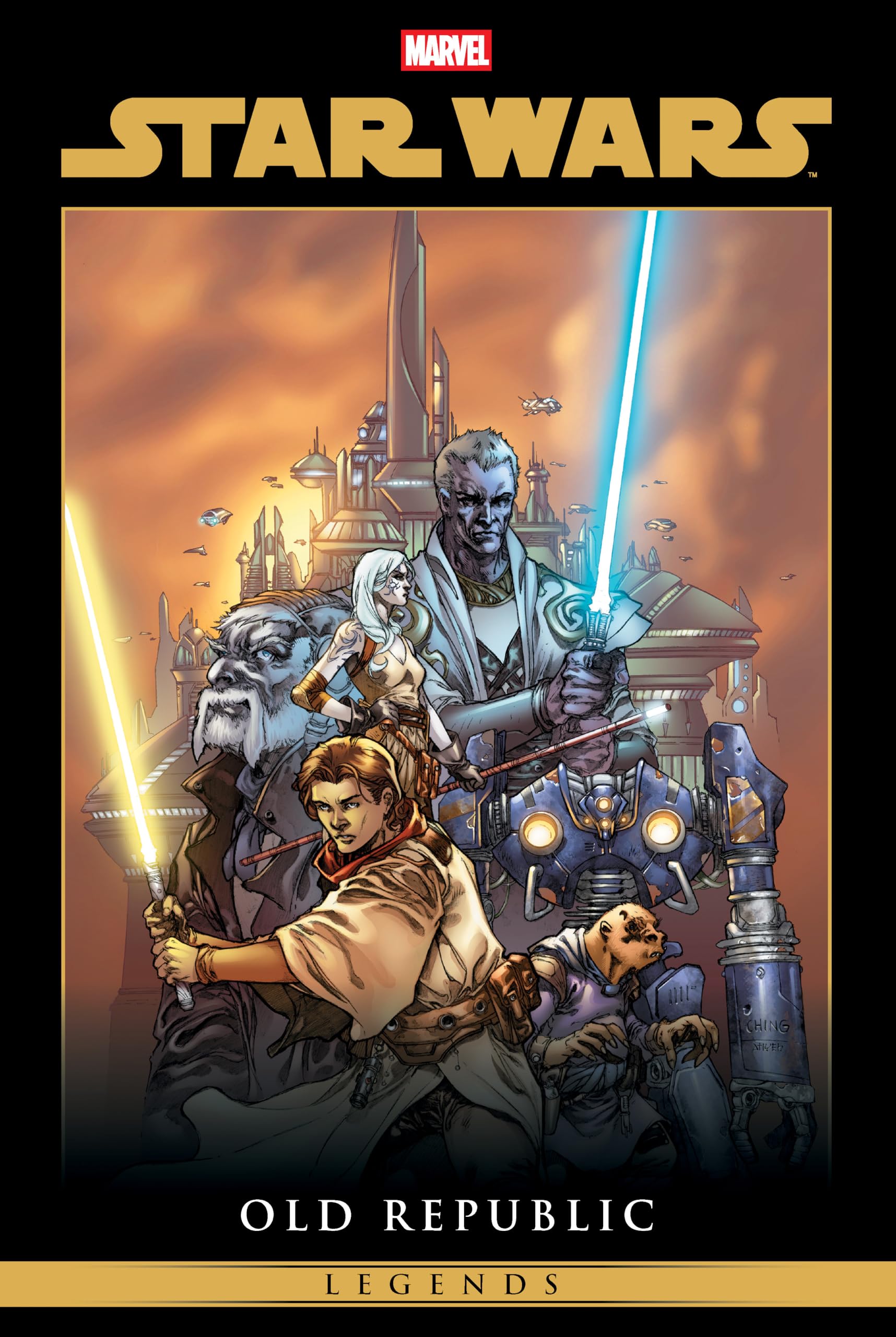 jaquette album STAR WARS LEGENDS: THE OLD REPUBLIC OMNIBUS VOL. 1 BRIAN CHING COVER [NEW PRINTI NG]