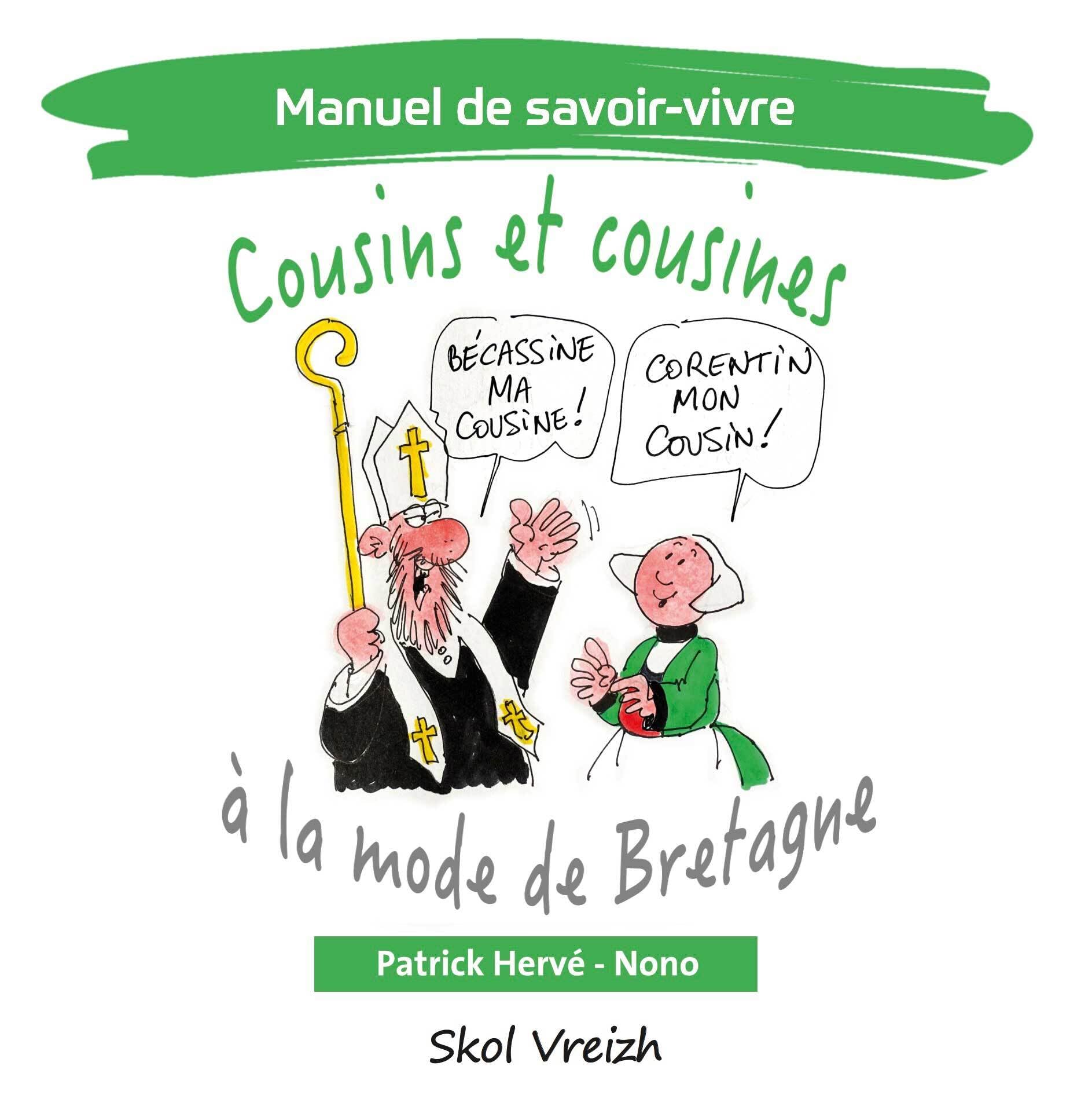jaquette album Manuel de savoir-vivre cousins et cousines à la mode de Bretagne