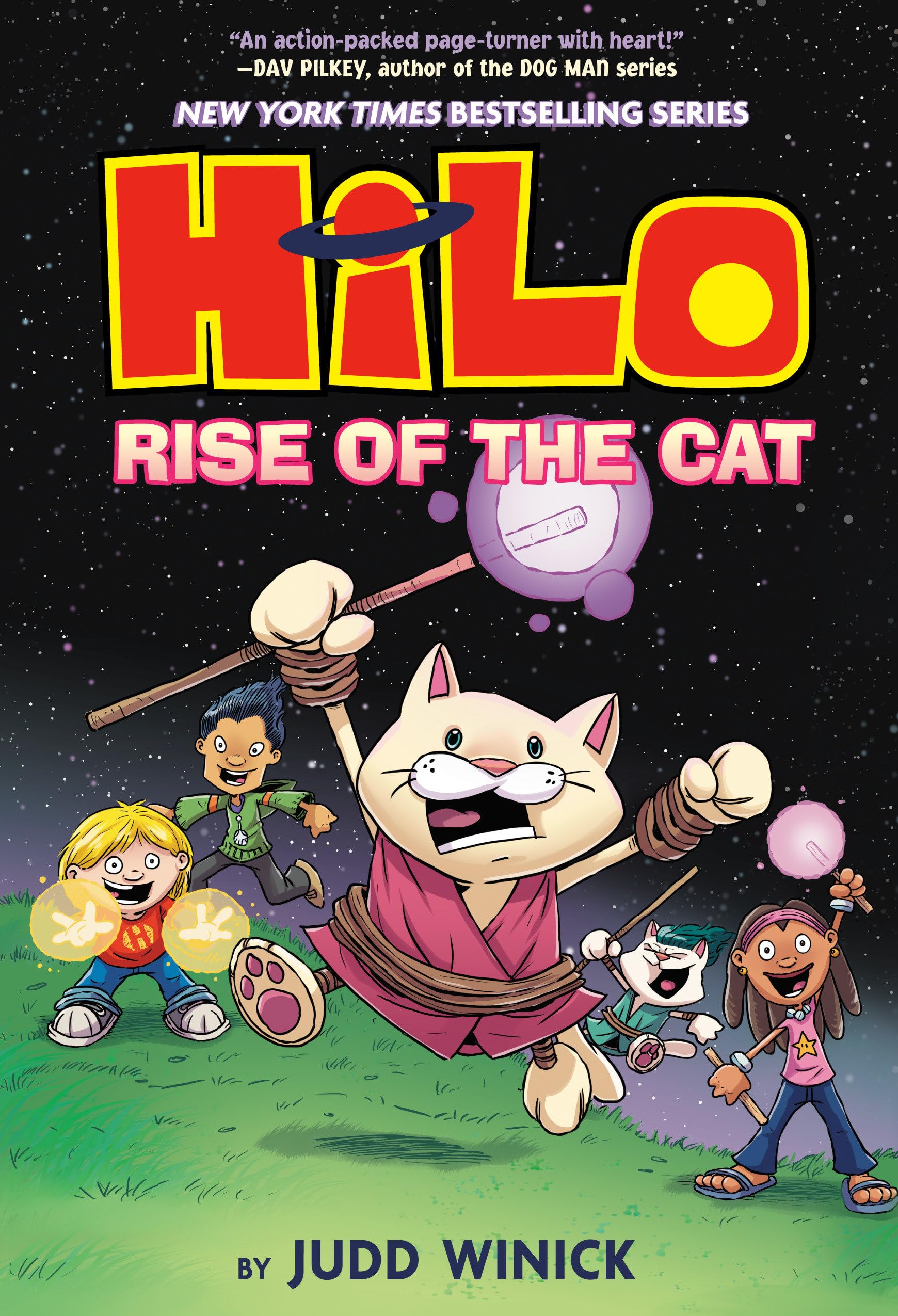 jaquette album Hilo Book 10: Rise of the Cat: (A Graphic Novel)