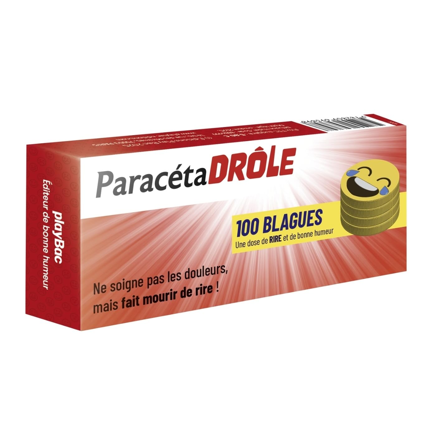 jaquette album PARACETADROLE: 100 blagues - Une dose de rire et de bonne humeur