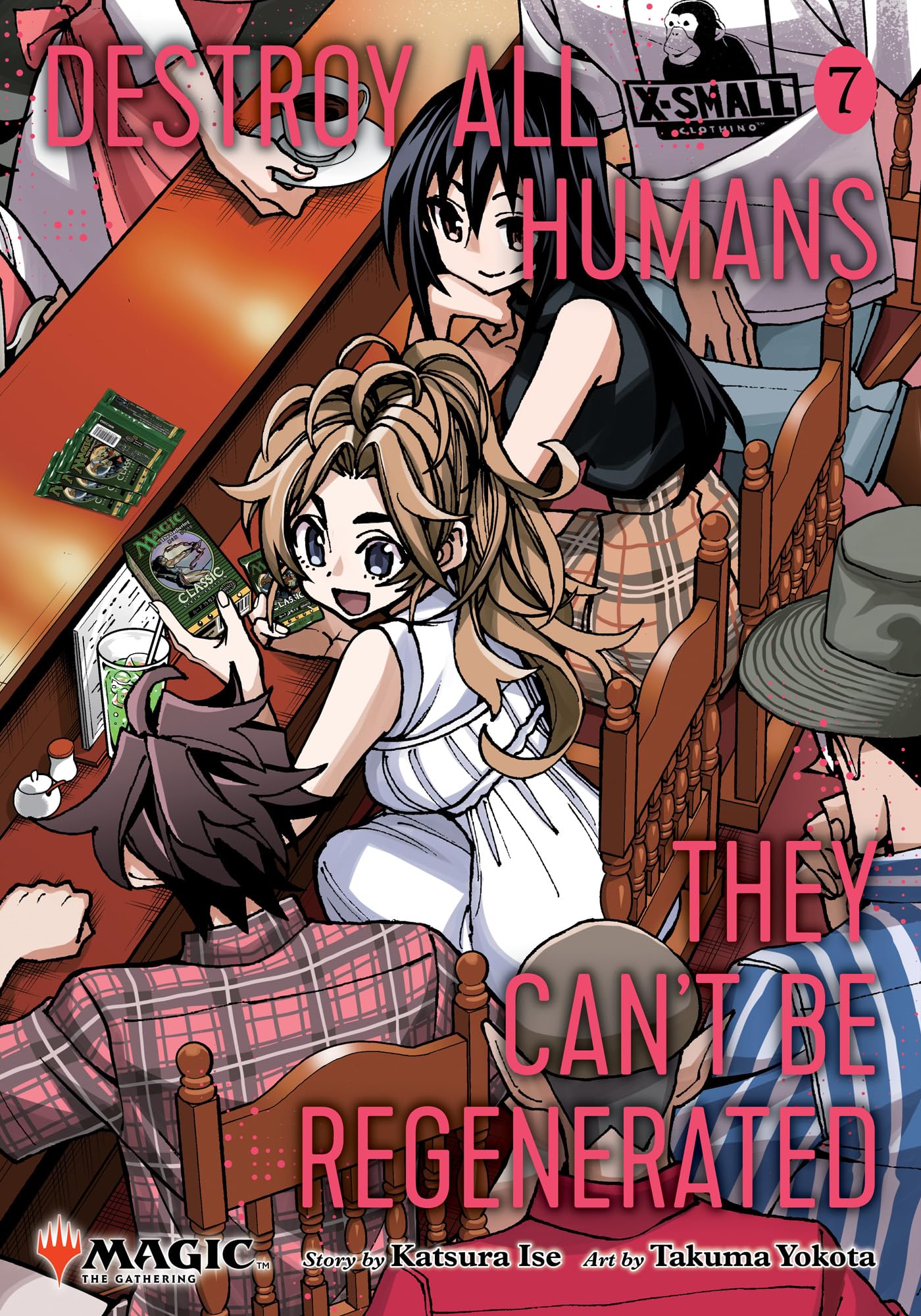 jaquette album Destroy All Humans. They Can't Be Regenerated. A Magic: The Gathering Manga, Vol. 7: Limited edition Magic: The Gathering card included in first printing! (Volume 7)