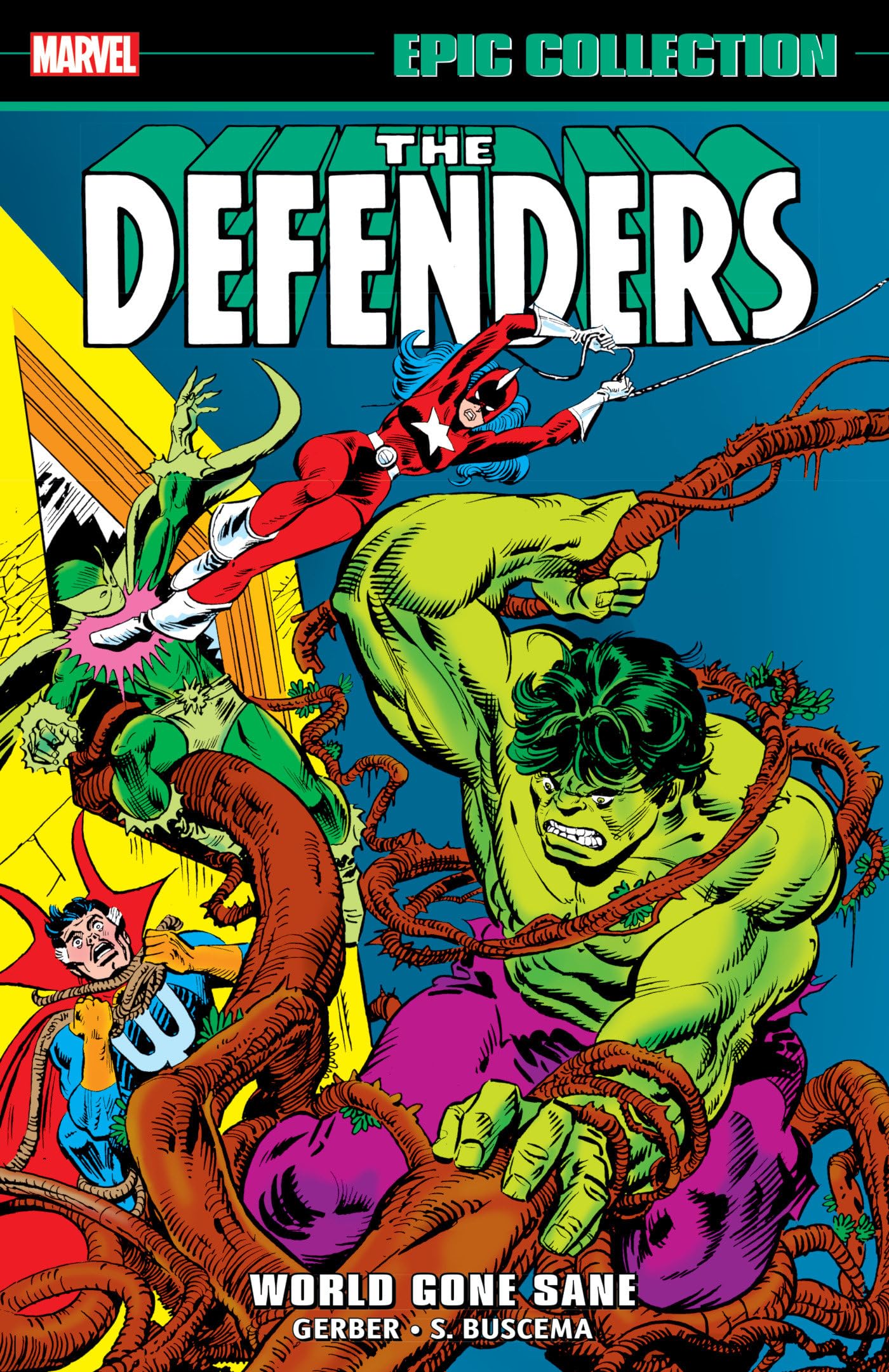 jaquette album DEFENDERS EPIC COLLECTION: WORLD GONE SANE