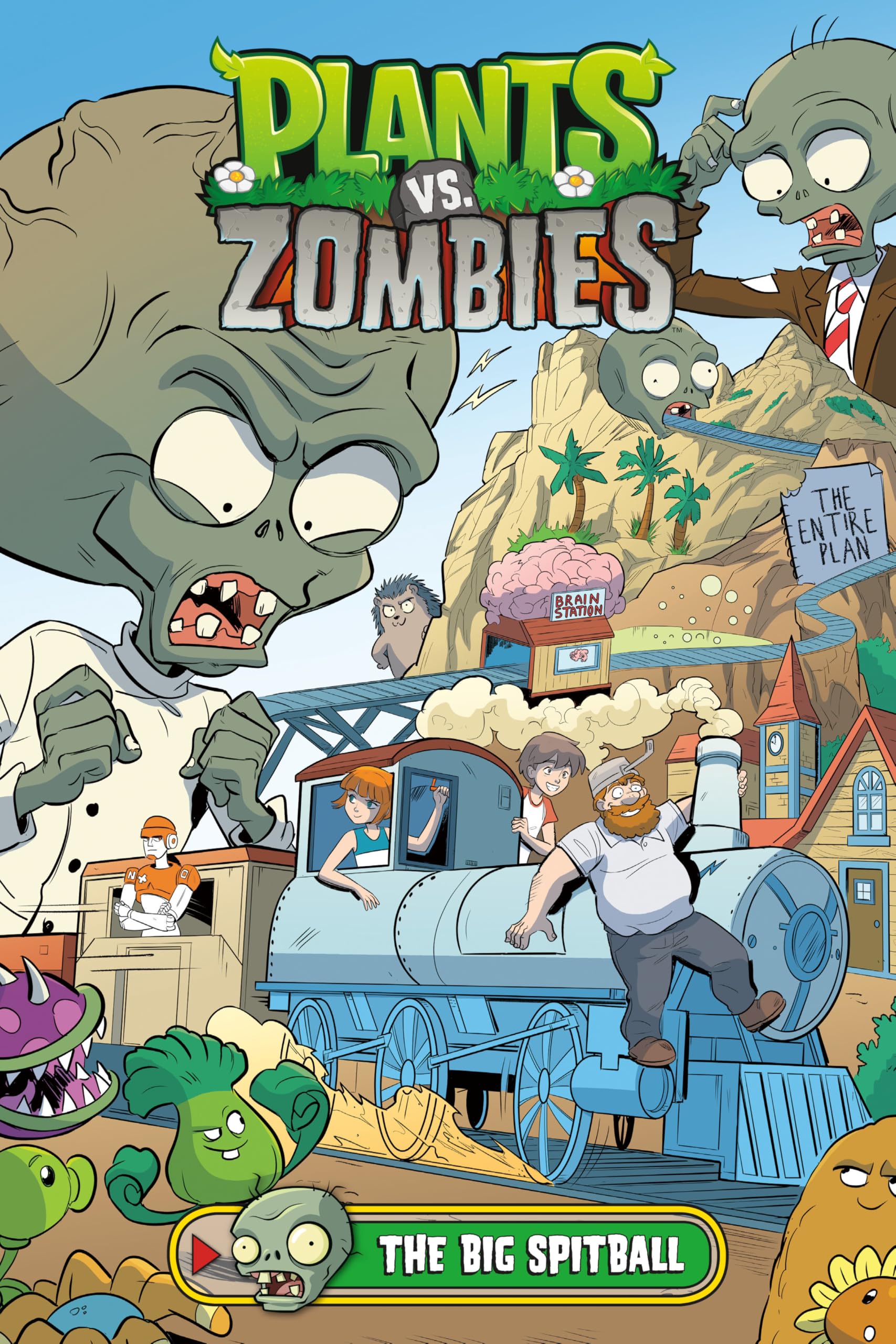 jaquette album Plants vs. Zombies Volume 24: The Big Spitball