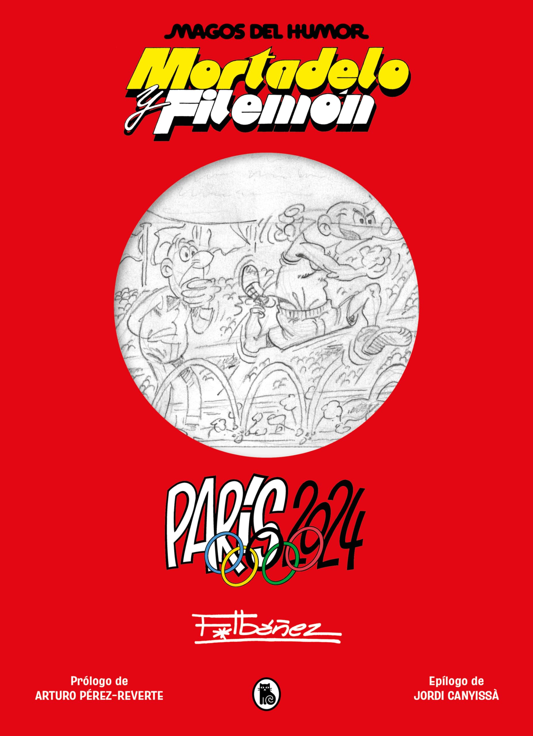 jaquette album Mortadelo y Filemón. París 2024 (Magos del Humor 222)