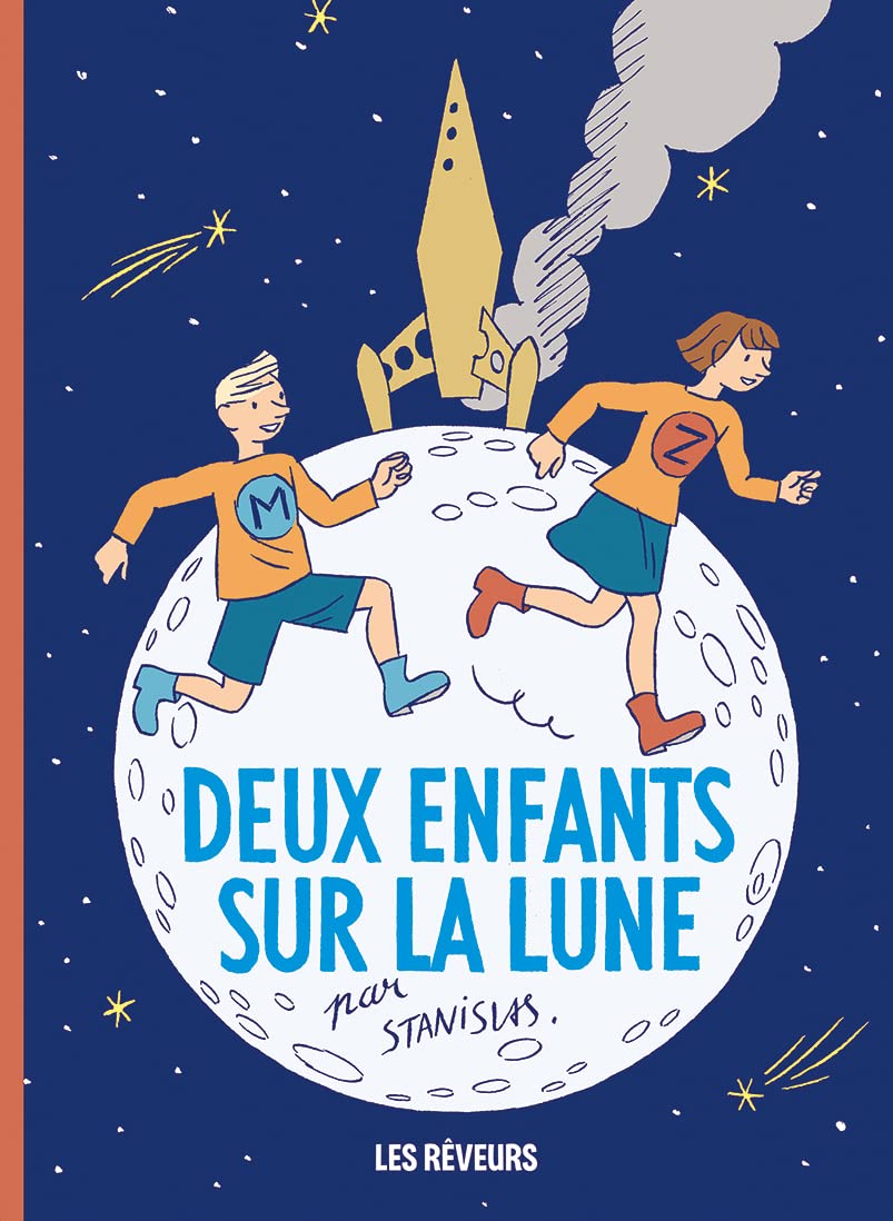 jaquette album Deux enfants sur la lune: Avec une maquette en papier