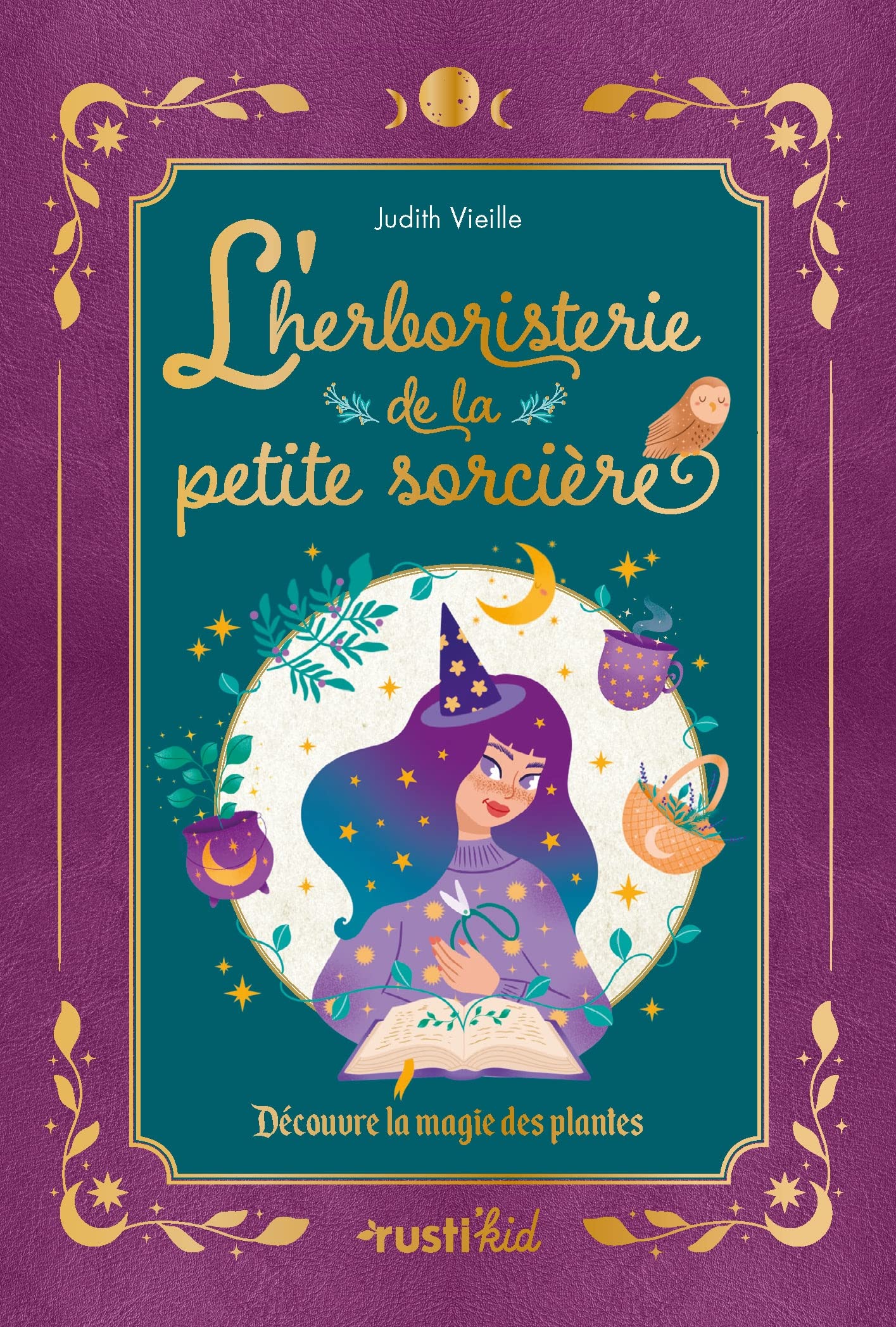 jaquette album L'herboristerie de la petite sorcière: Découvre la magie des plantes