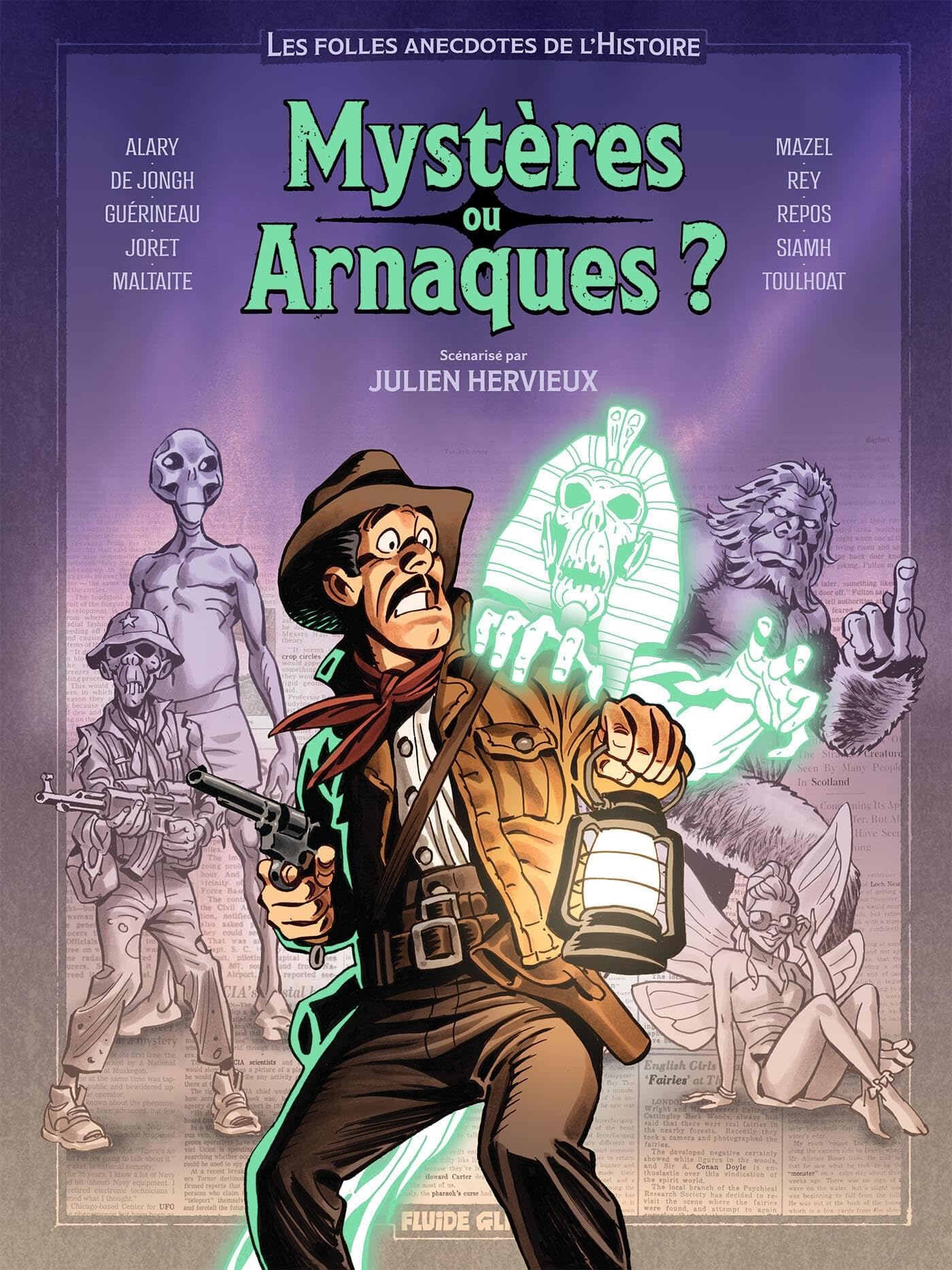 jaquette album Les Folles Anecdotes de l'Histoire - tome 02: Mystères ou arnaques ?