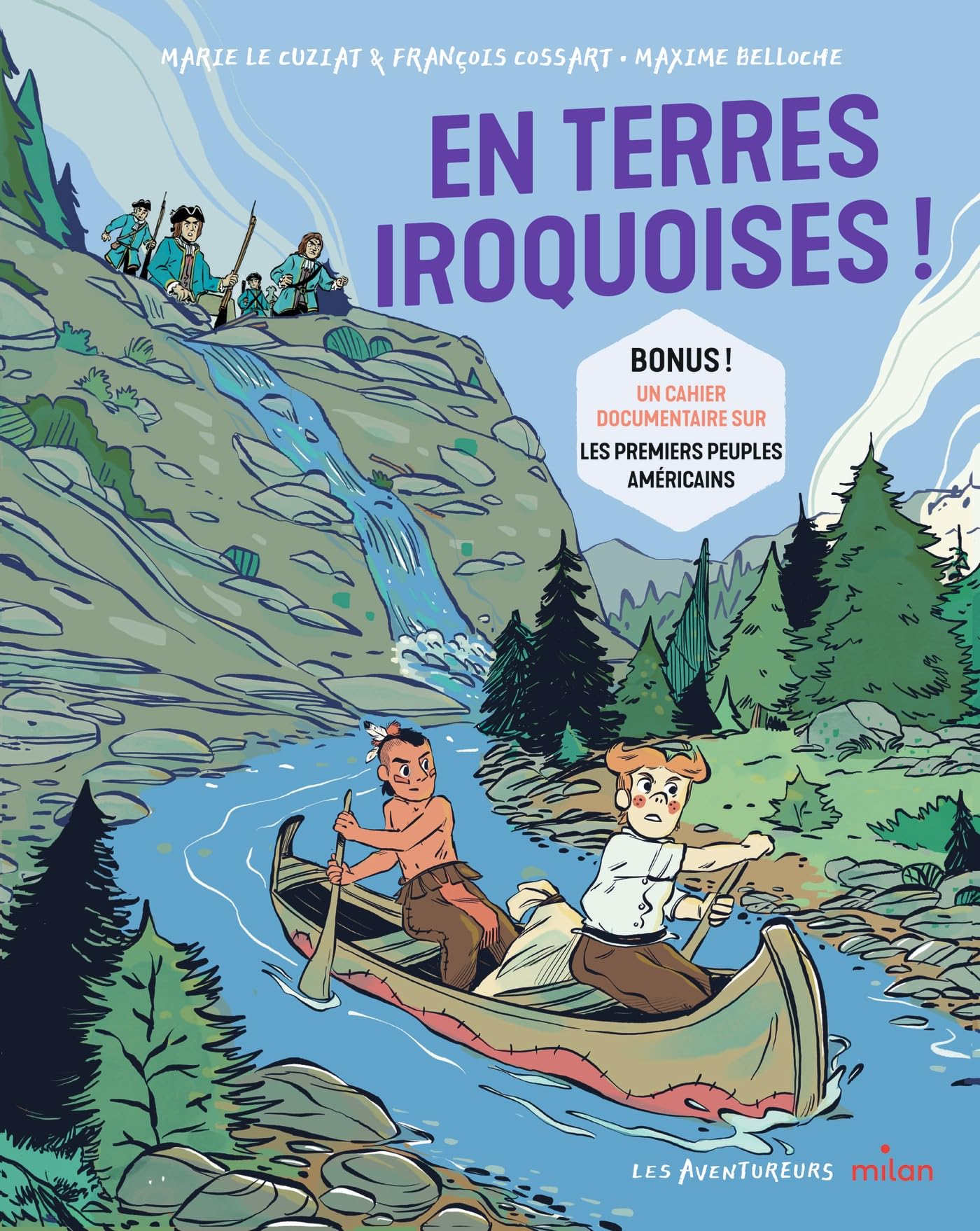 jaquette album En terres iroquoises !